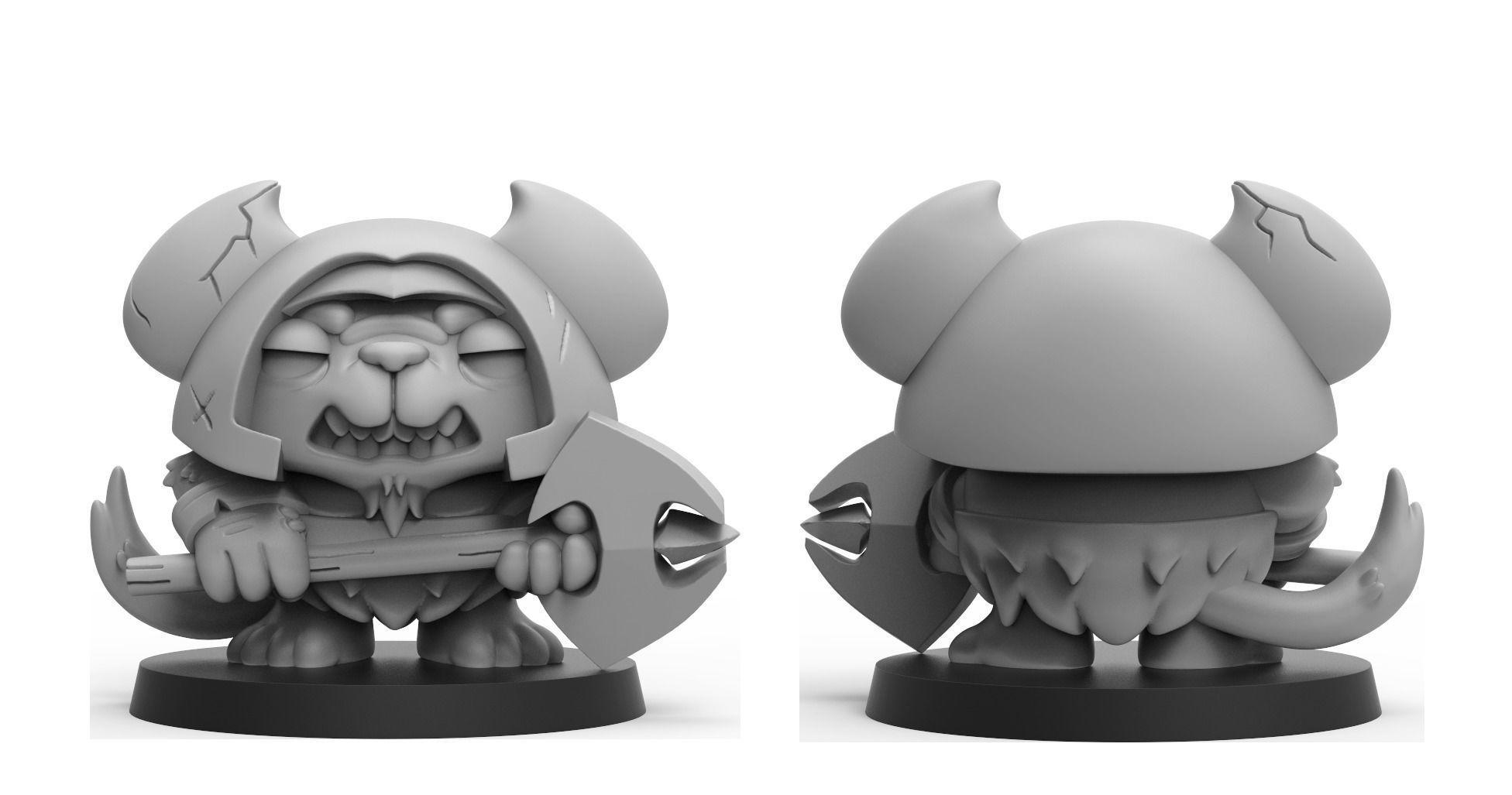 Heresylab - Chibi DD Cat Collection 12 models 3D print model_1