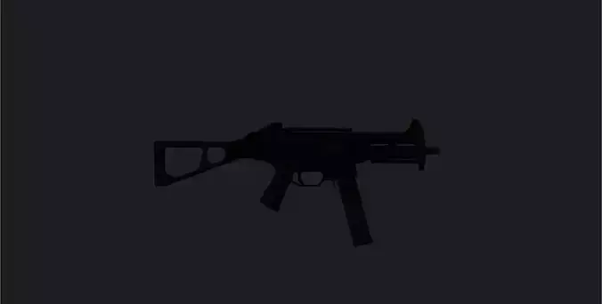 UMP 45 Free 3D model