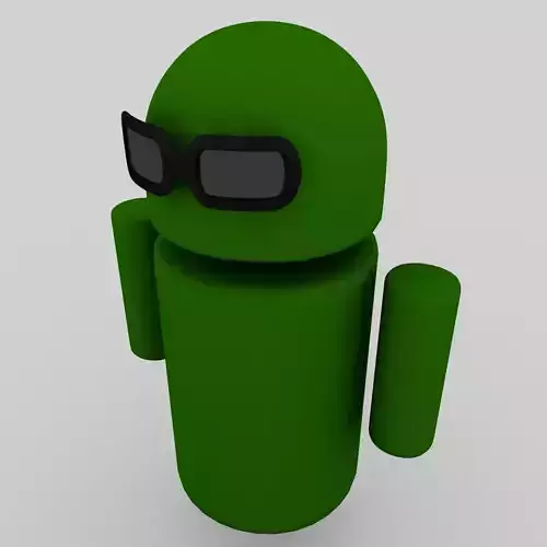 New Android Free low-poly 3D model