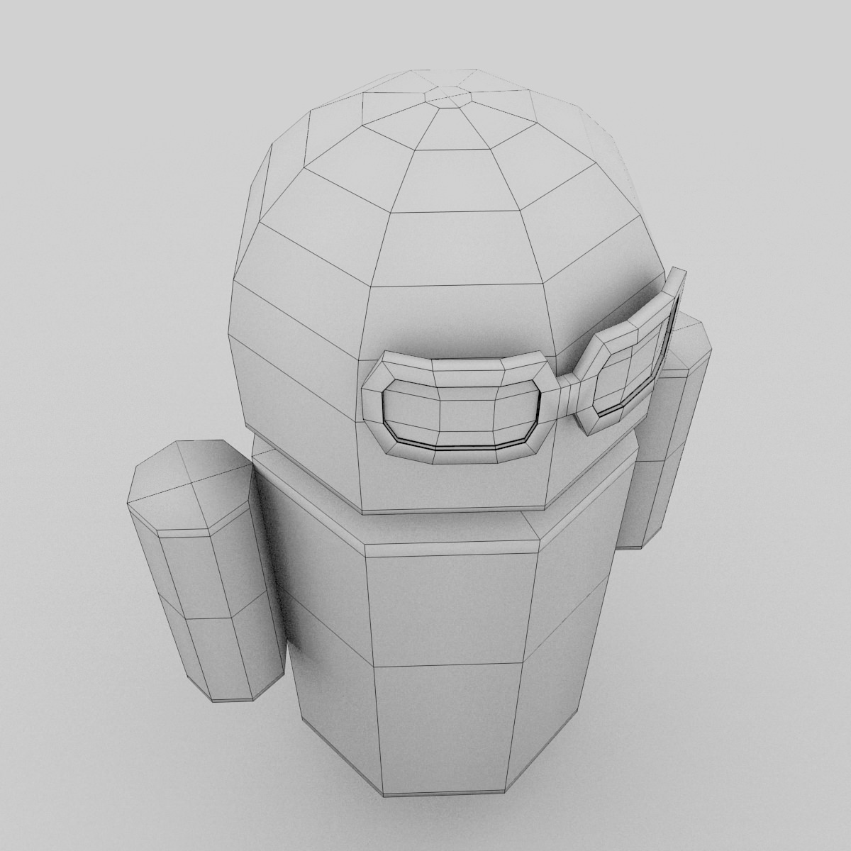 New Android Free low-poly 3D model_7