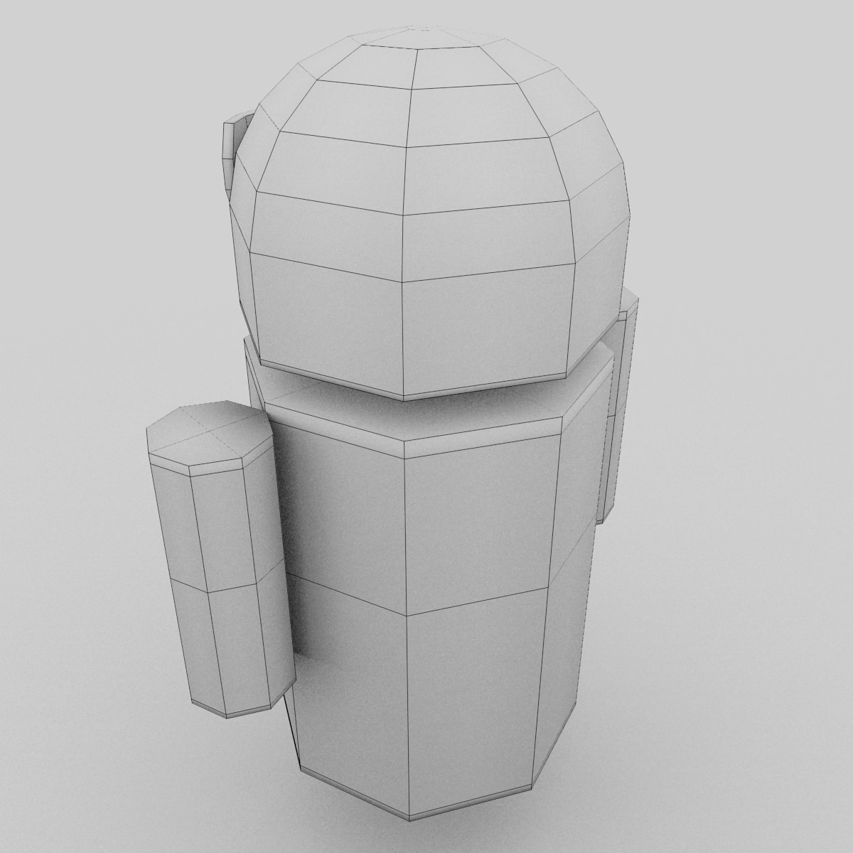 New Android Free low-poly 3D model_6