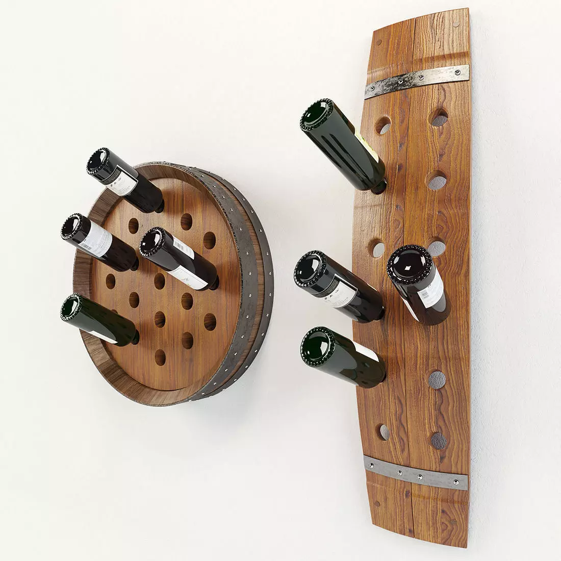 Wine barrel 3D model