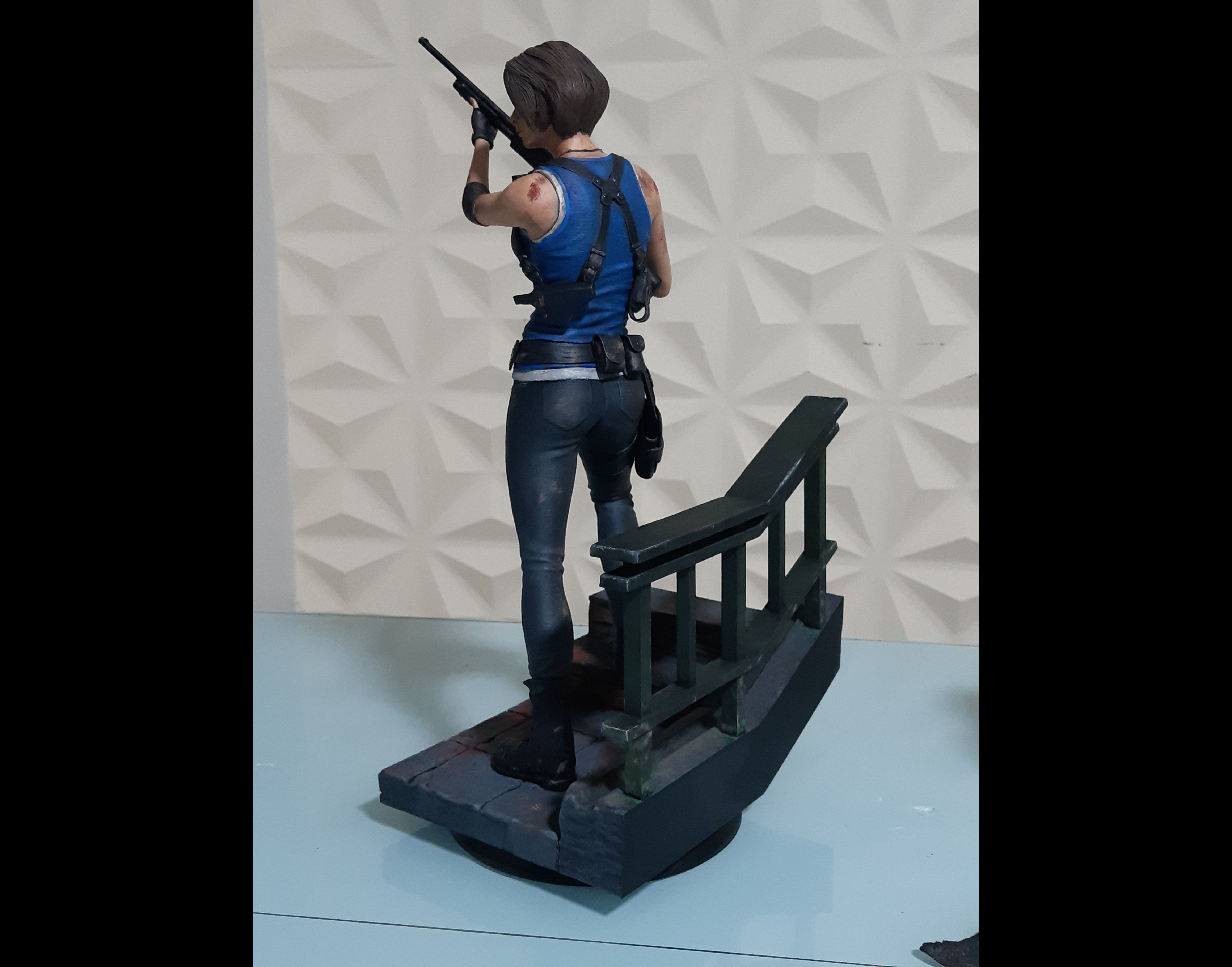 Jill Valentine Statue - Resident Evil 3 3D print model_32