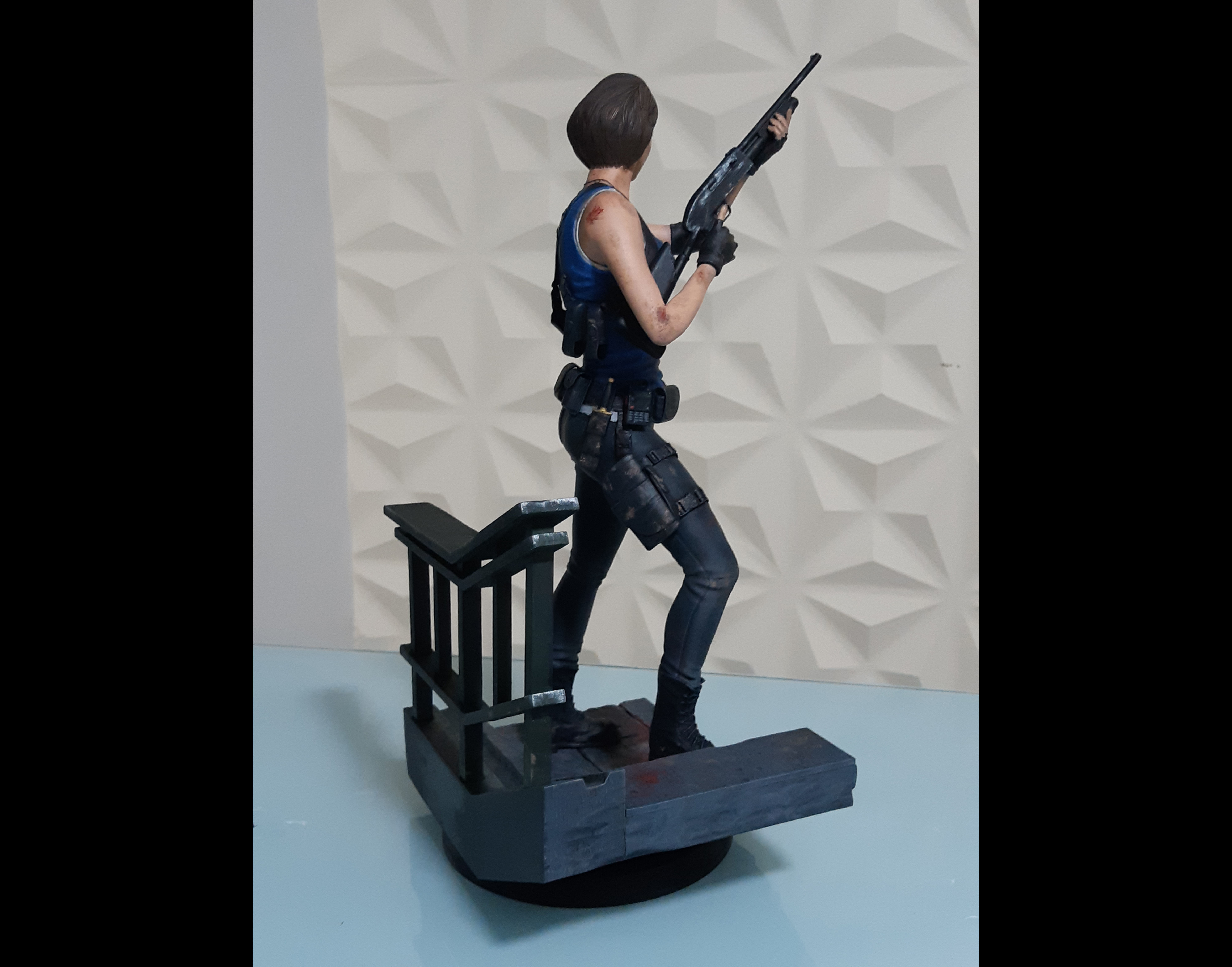 Jill Valentine Statue - Resident Evil 3 3D print model_34