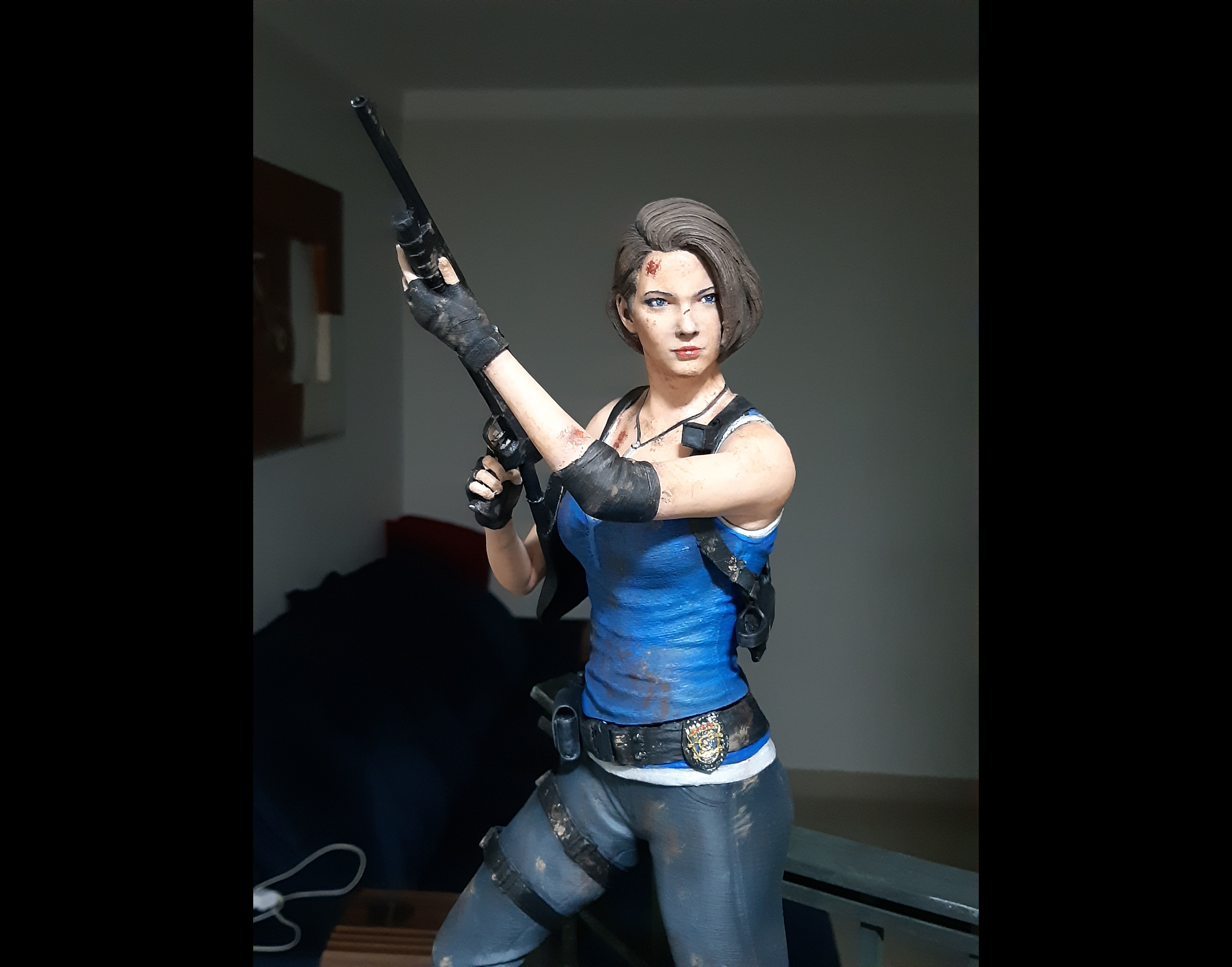 Jill Valentine Statue - Resident Evil 3 3D print model_24