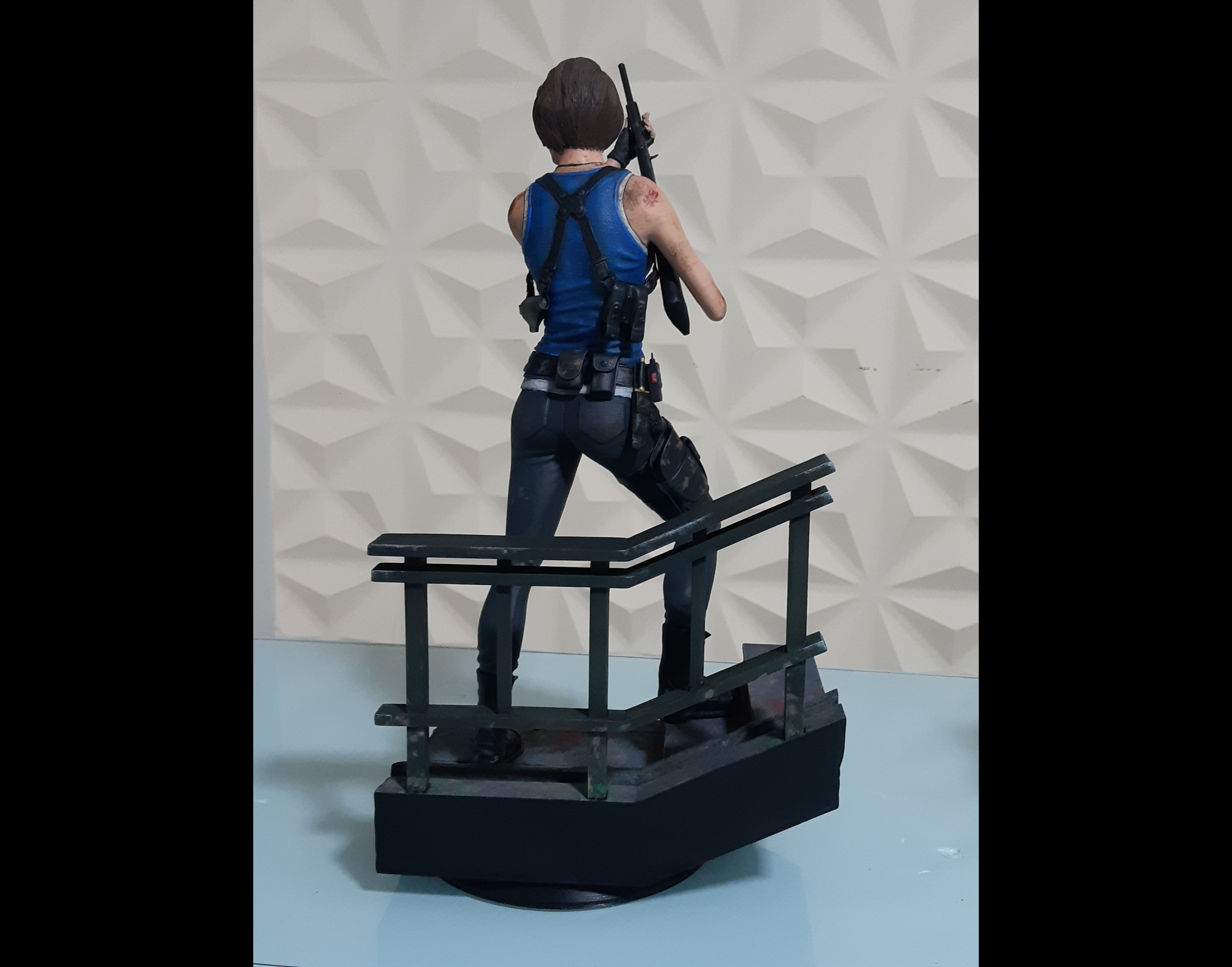 Jill Valentine Statue - Resident Evil 3 3D print model_35