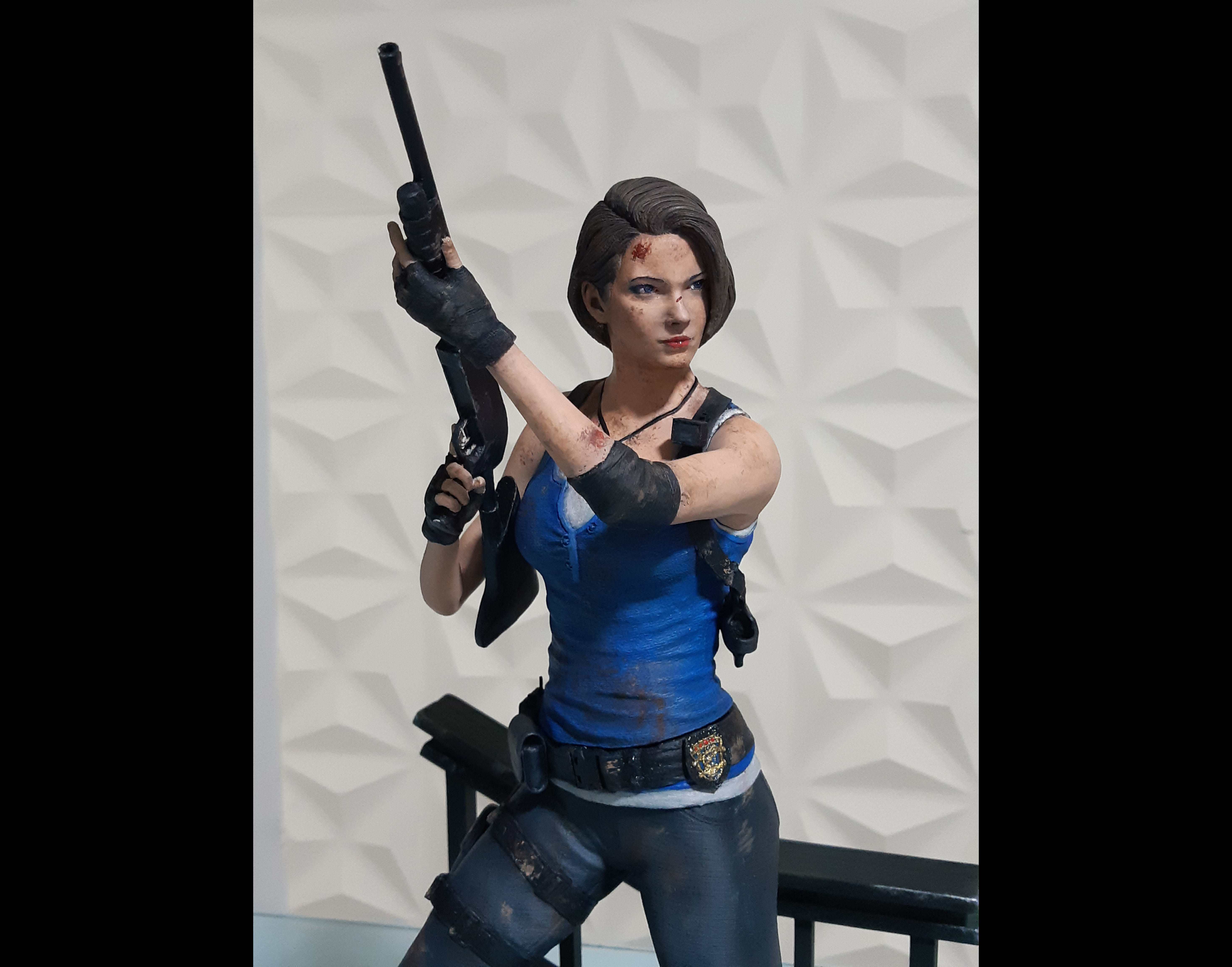 Jill Valentine Statue - Resident Evil 3 3D print model_29