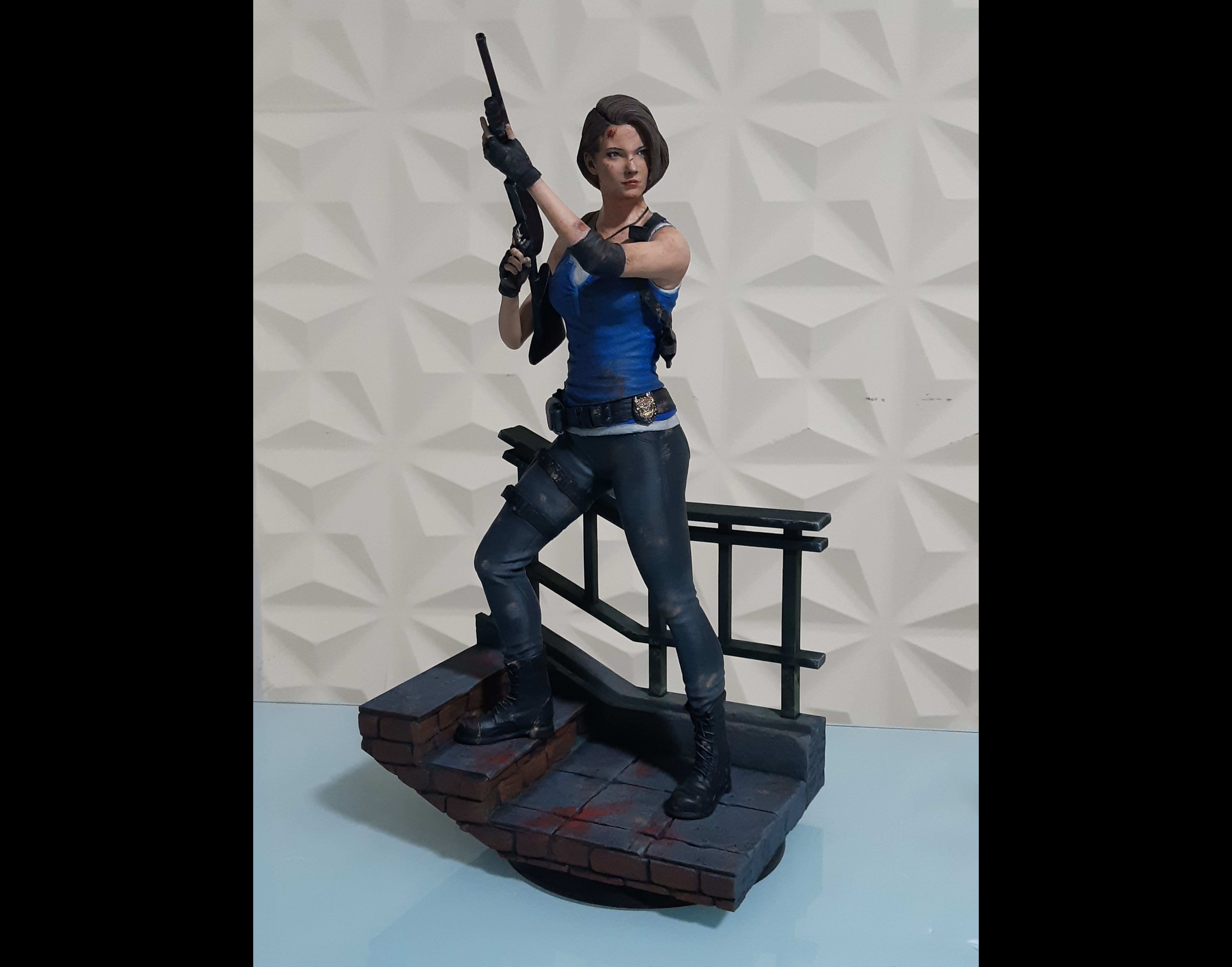 Jill Valentine Statue - Resident Evil 3 3D print model_33
