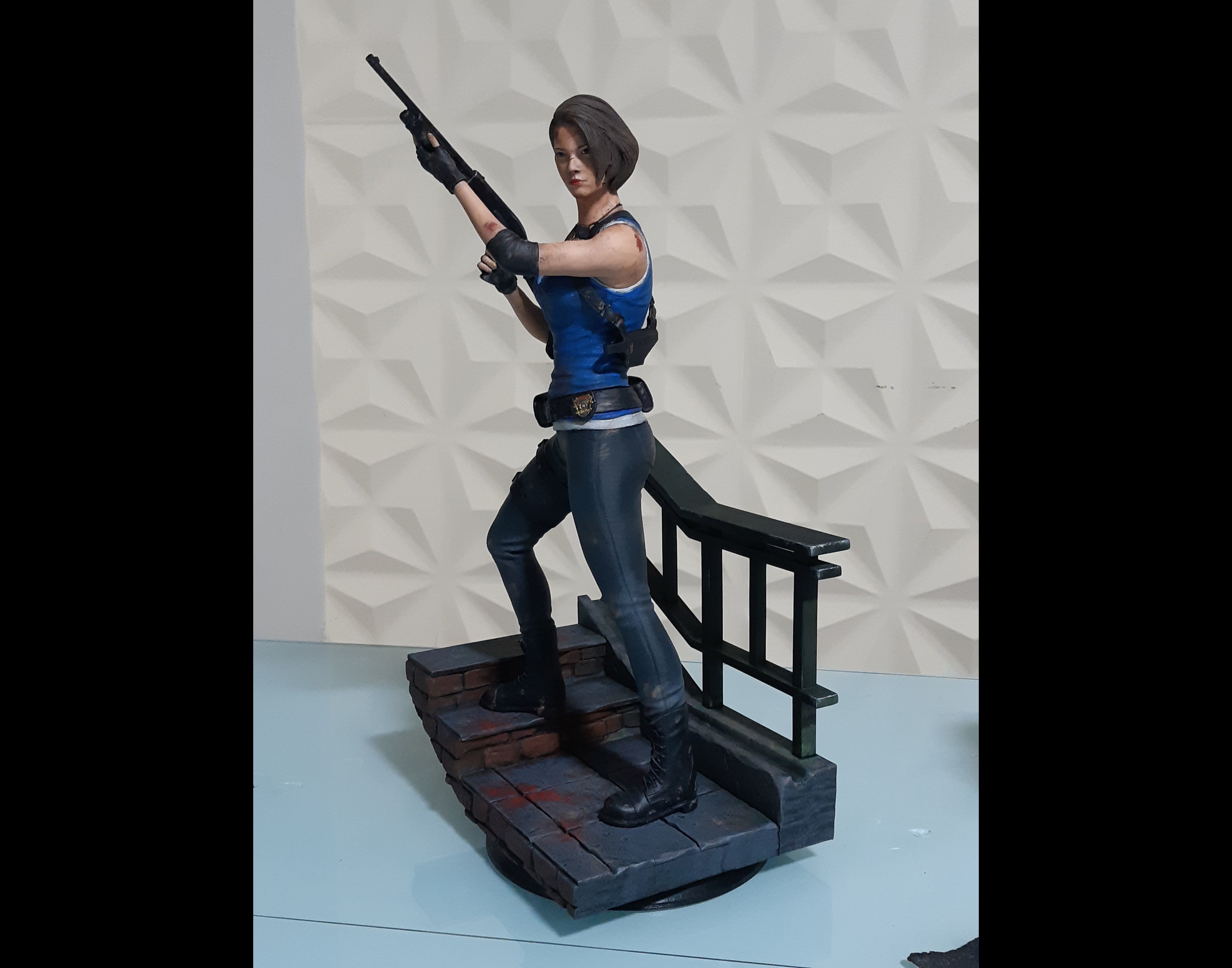 Jill Valentine Statue - Resident Evil 3 3D print model_36