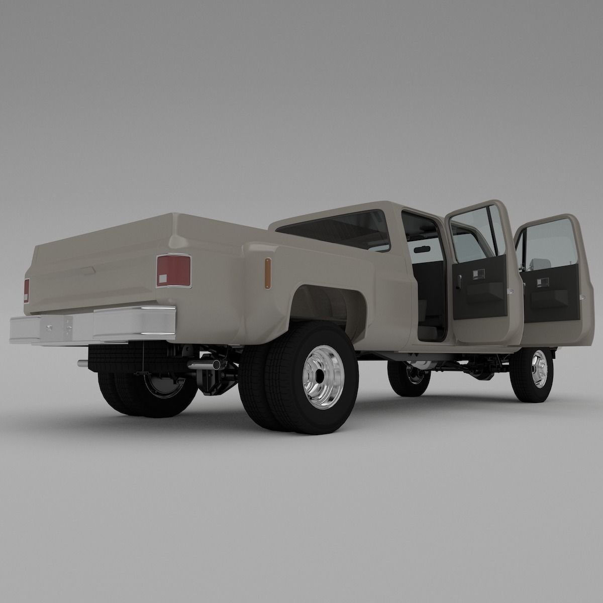 Pick-up 5 pickup truck 3D model_6