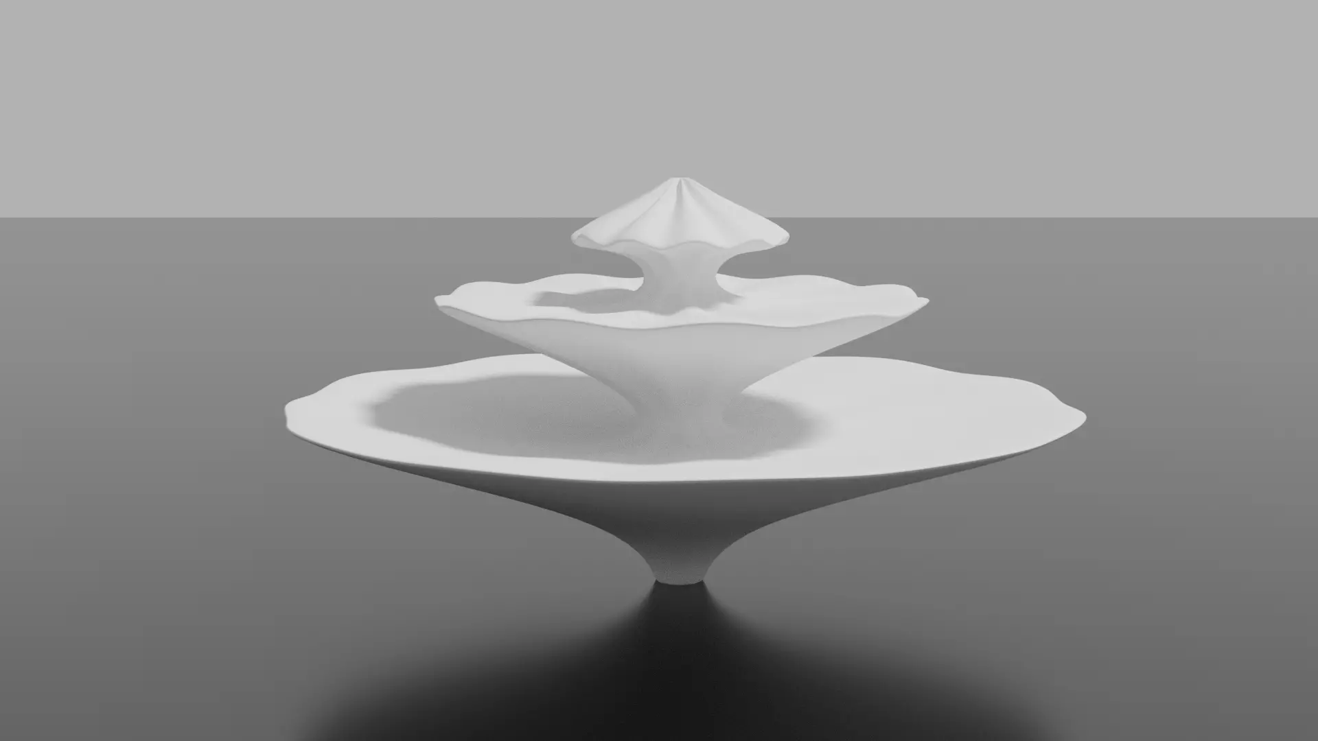 white fountain Free 3D model