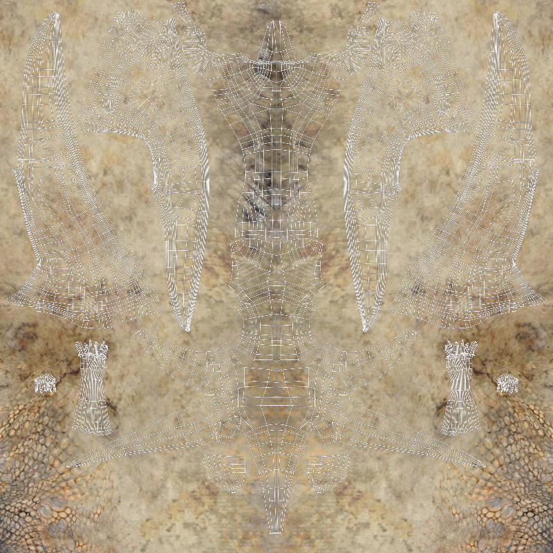 Pteranodon Rigged Animated 3D model Low-poly 3D model_14