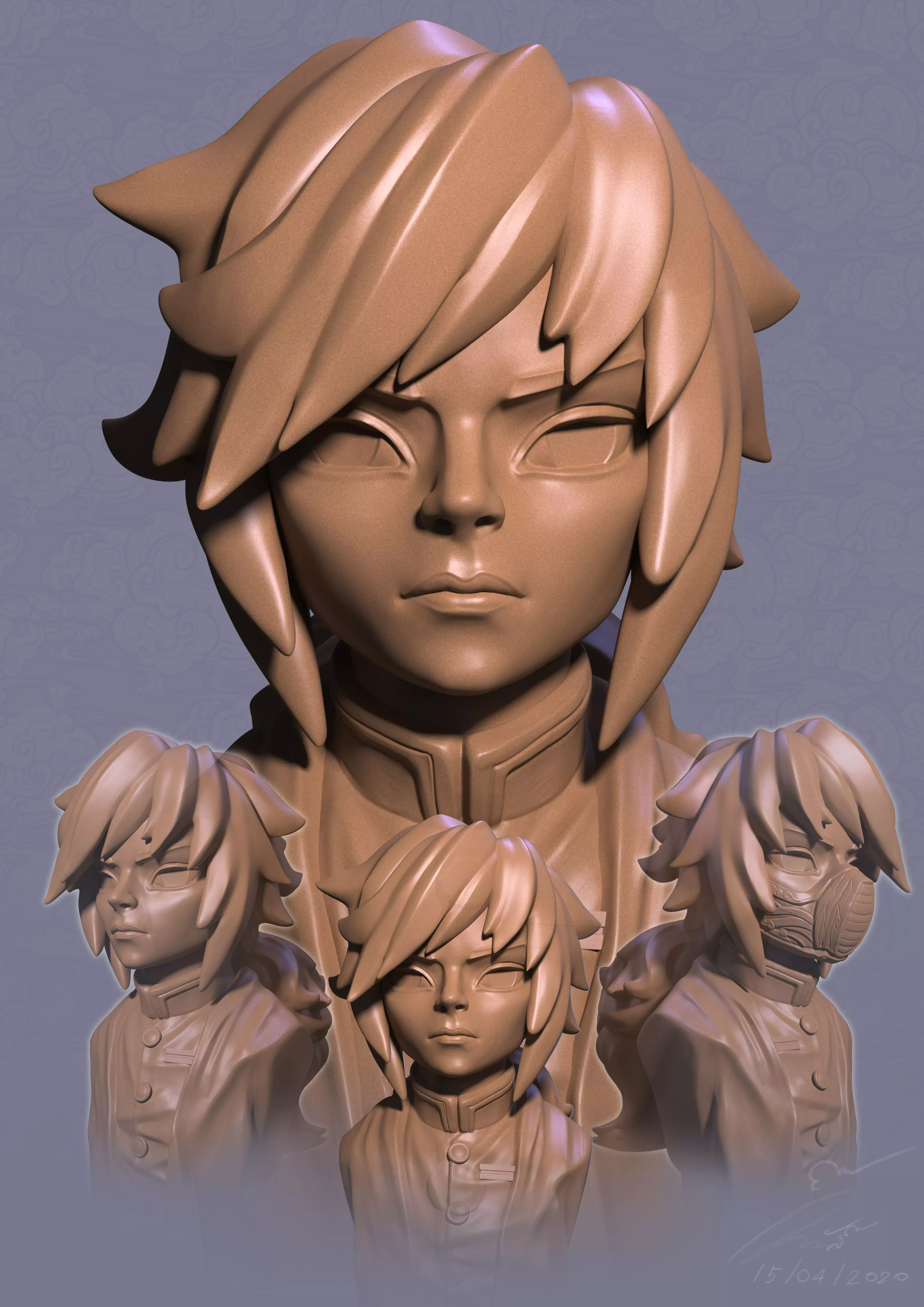 Tomioka Giyuu 3D print model