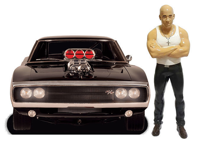 Vin Diesel Toretto Fast and Furious 3D printing ready stl  3D print model