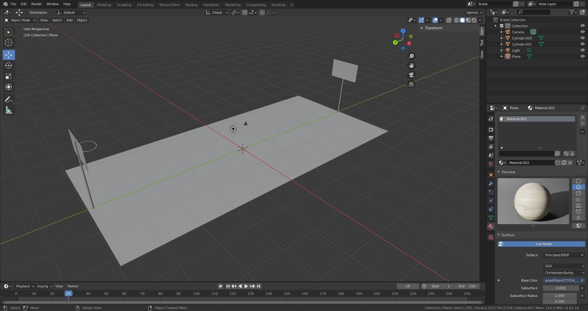 Basketball Court 3D model_5
