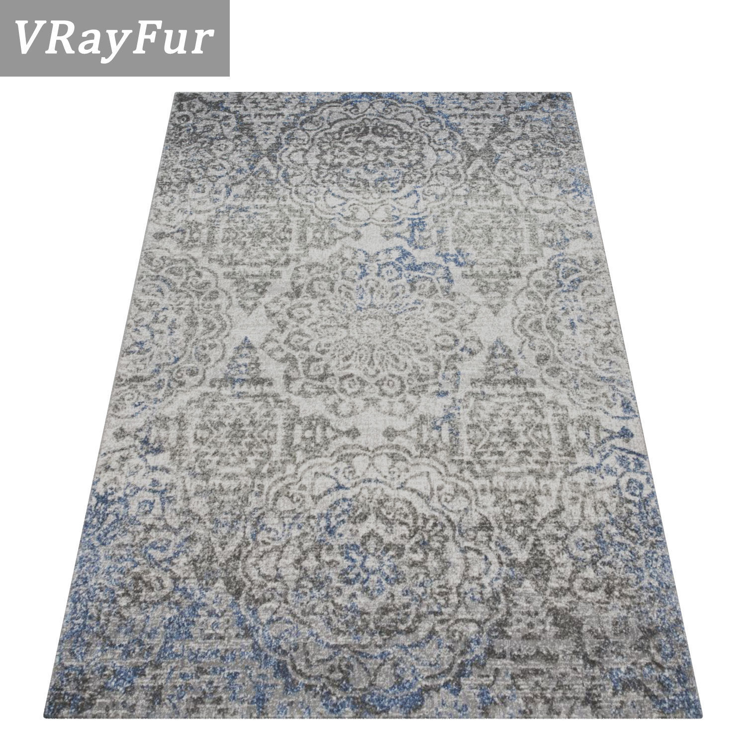 Rug Set 543 3D model_2