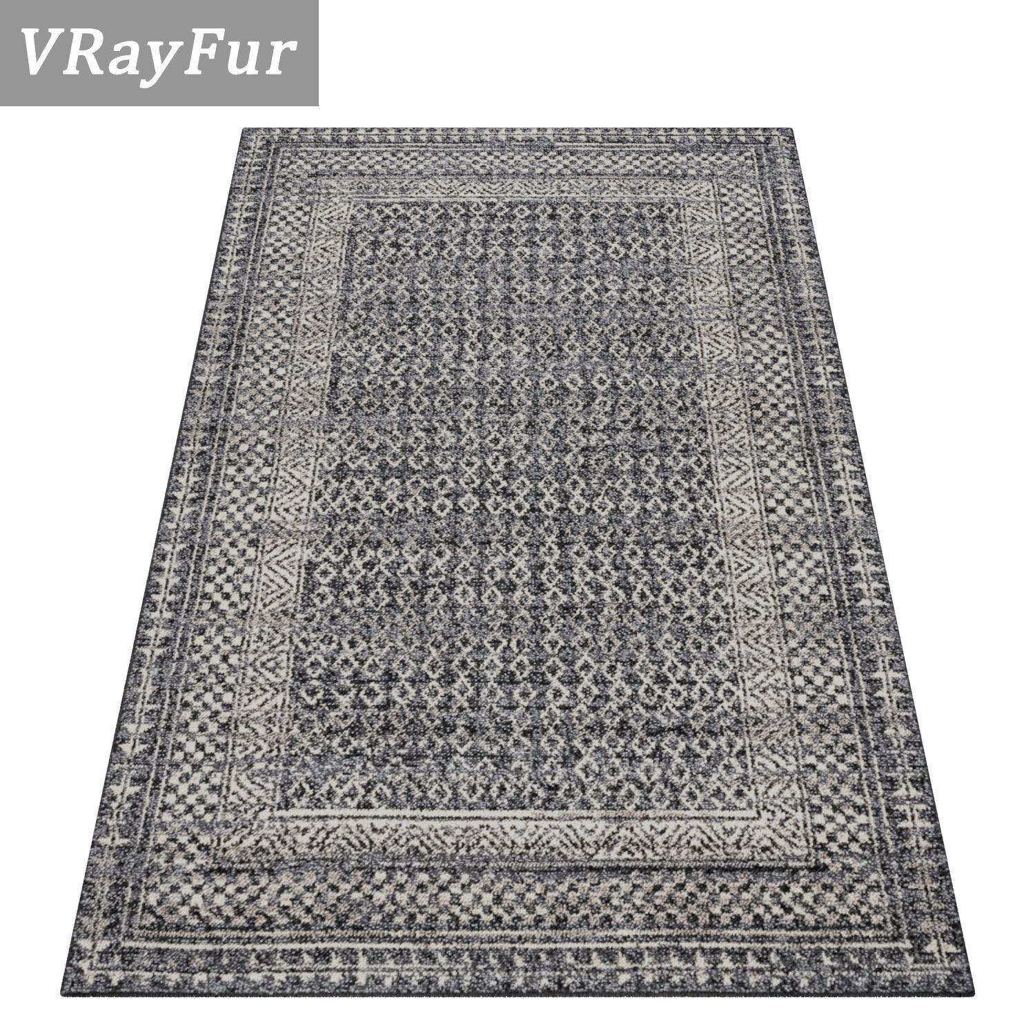 Rug Set 546 3D model_2