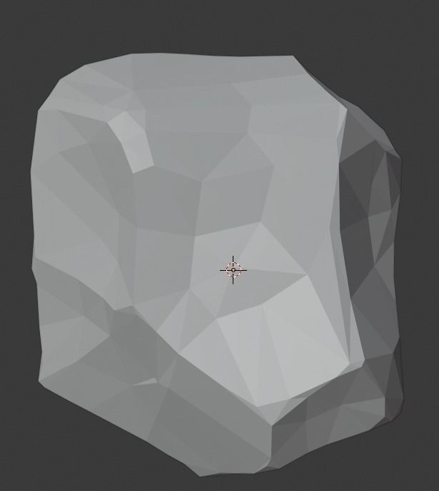 Low-Poly Rock Low-poly 3D model_1