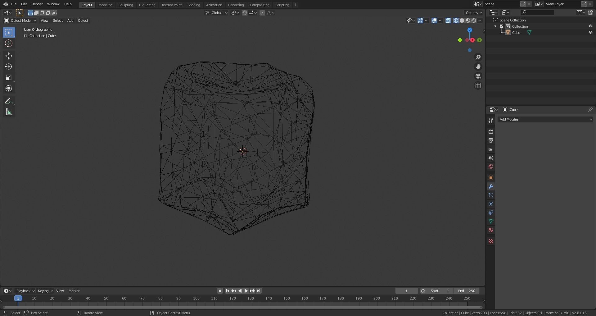 Low-Poly Rock Low-poly 3D model_9