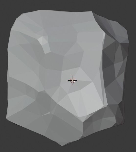 Low-Poly Rock Low-poly 3D model_2