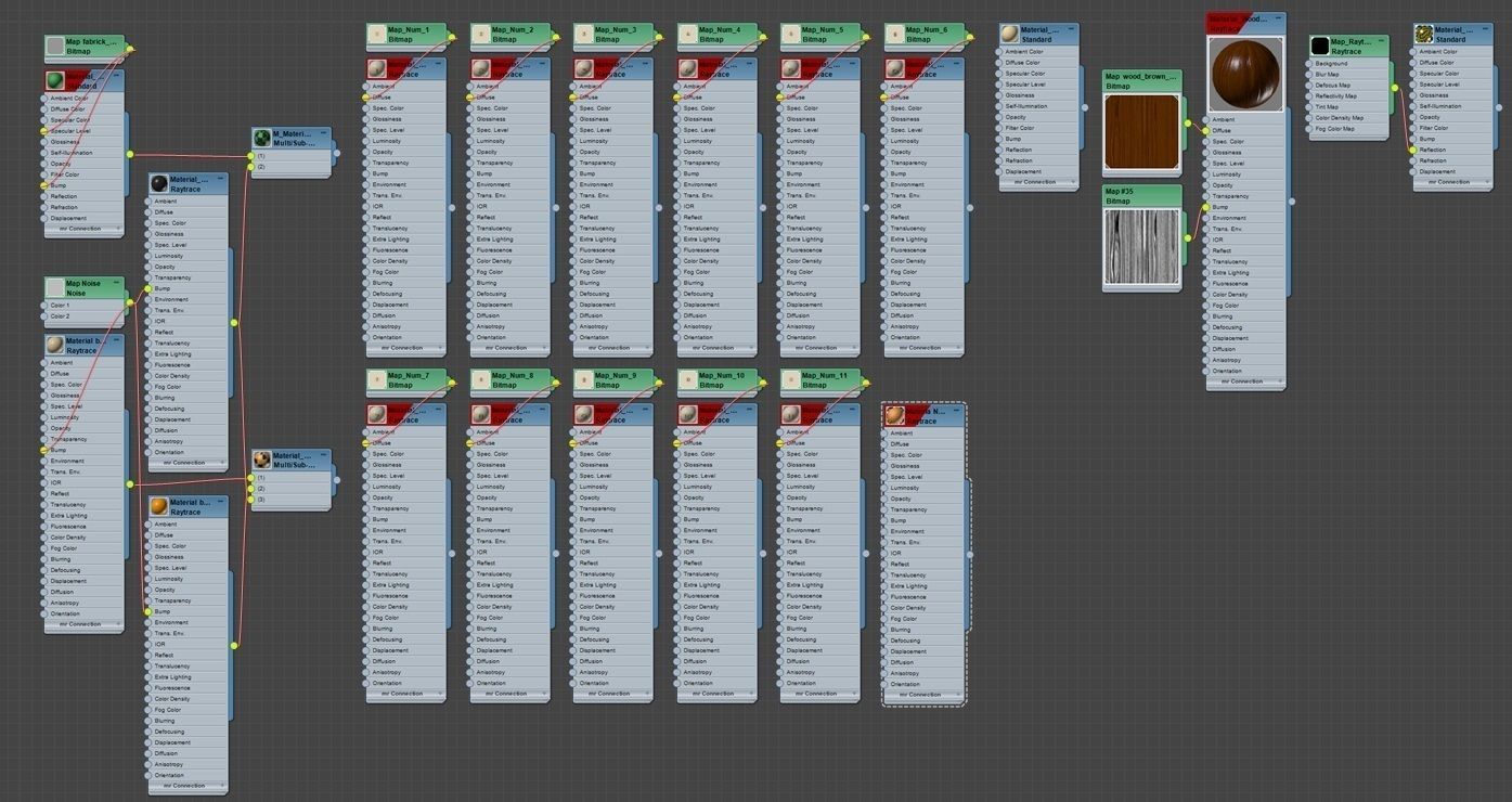 Wall clock billiard 3D model_20