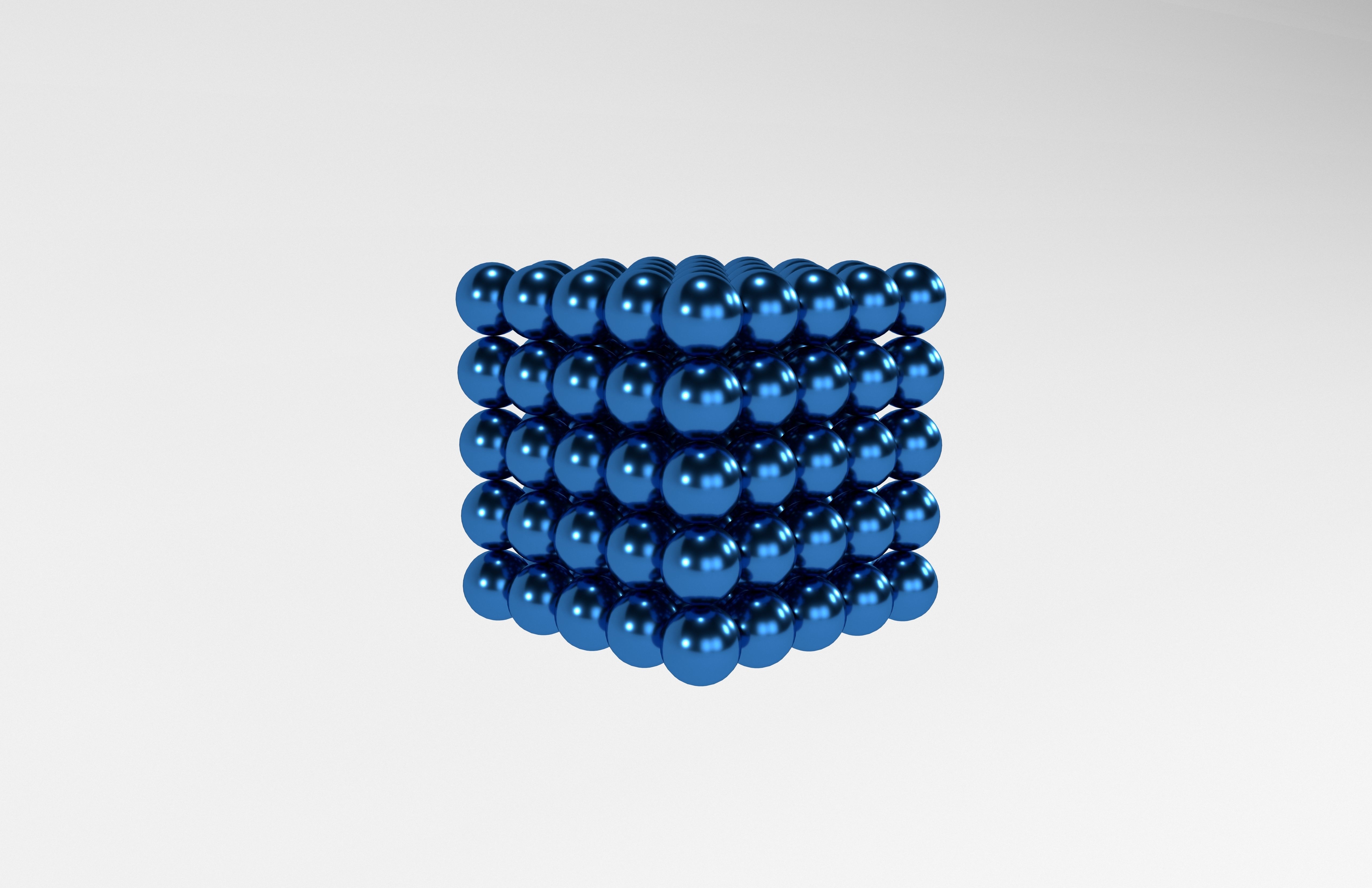 Buckyballs v1 002 Low-poly 3D model_4