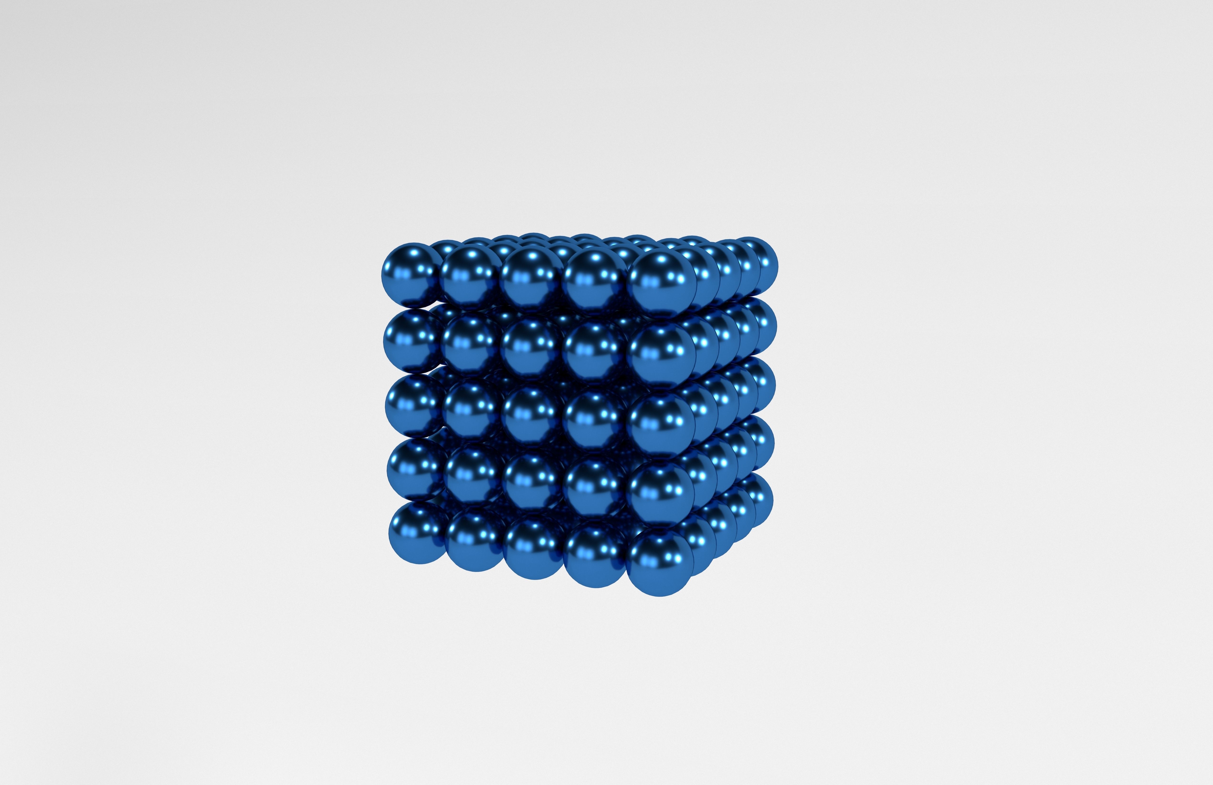 Buckyballs v1 002 Low-poly 3D model_3