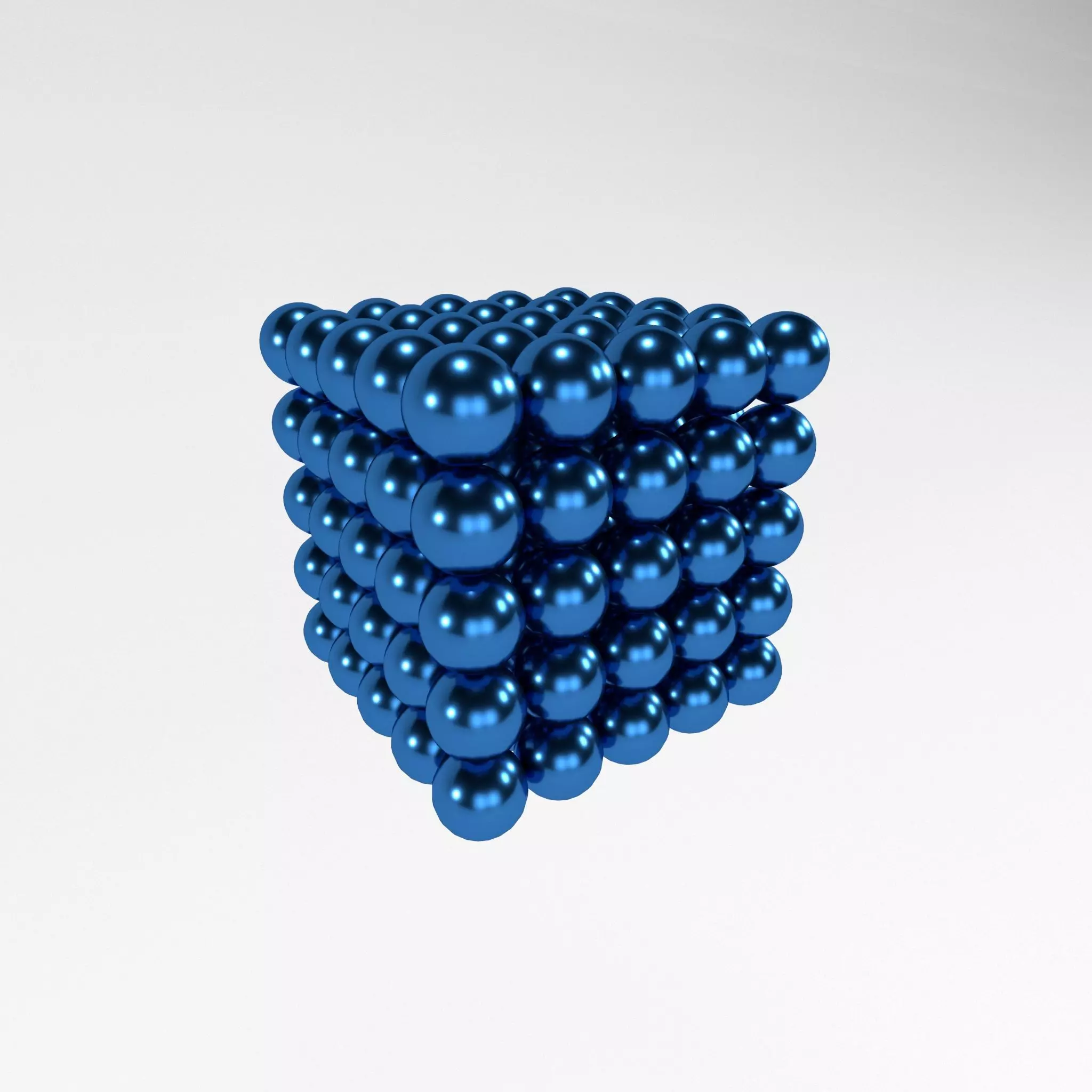 Buckyballs v1 002 Low-poly 3D model_0