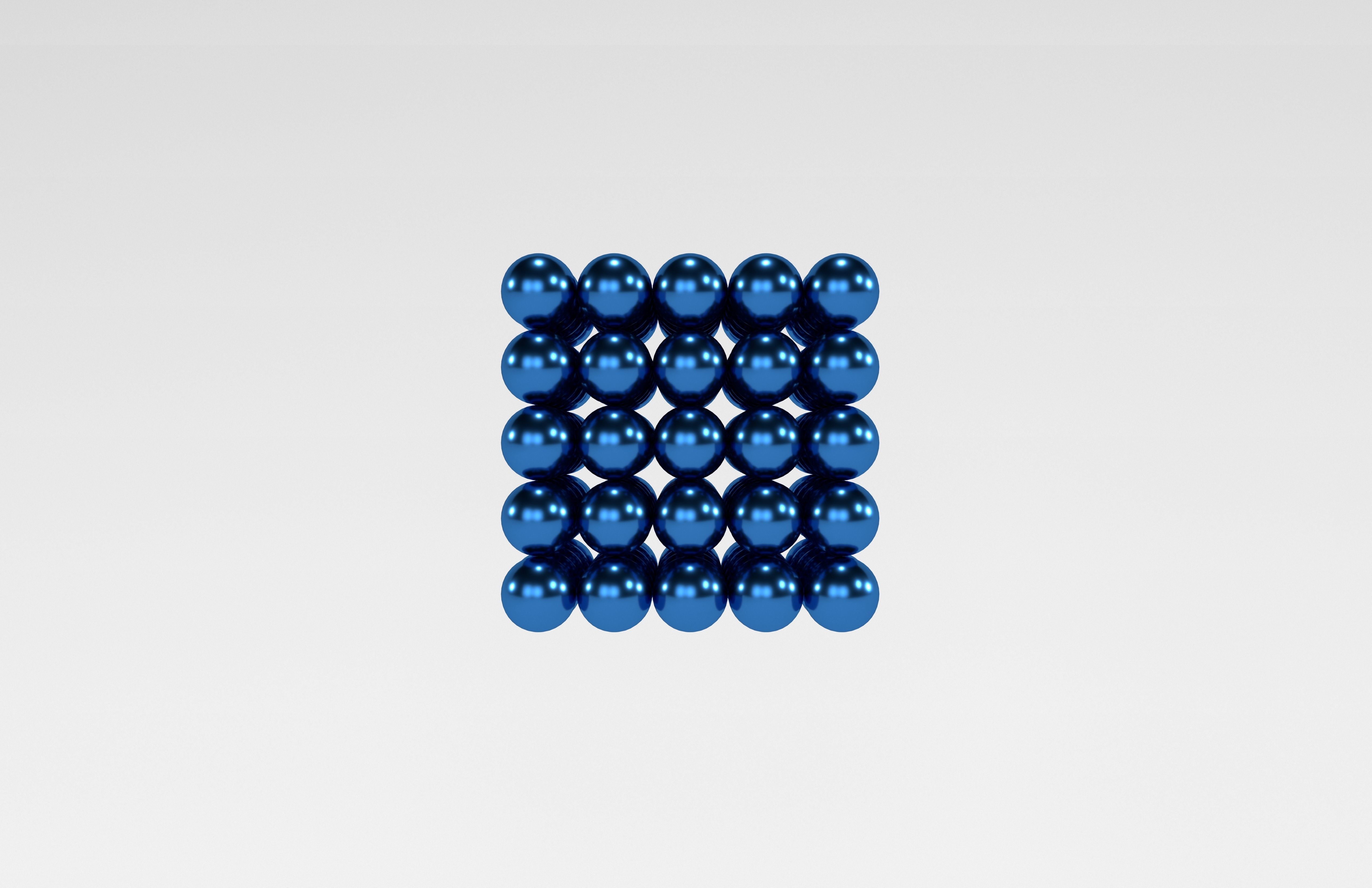 Buckyballs v1 002 Low-poly 3D model_2