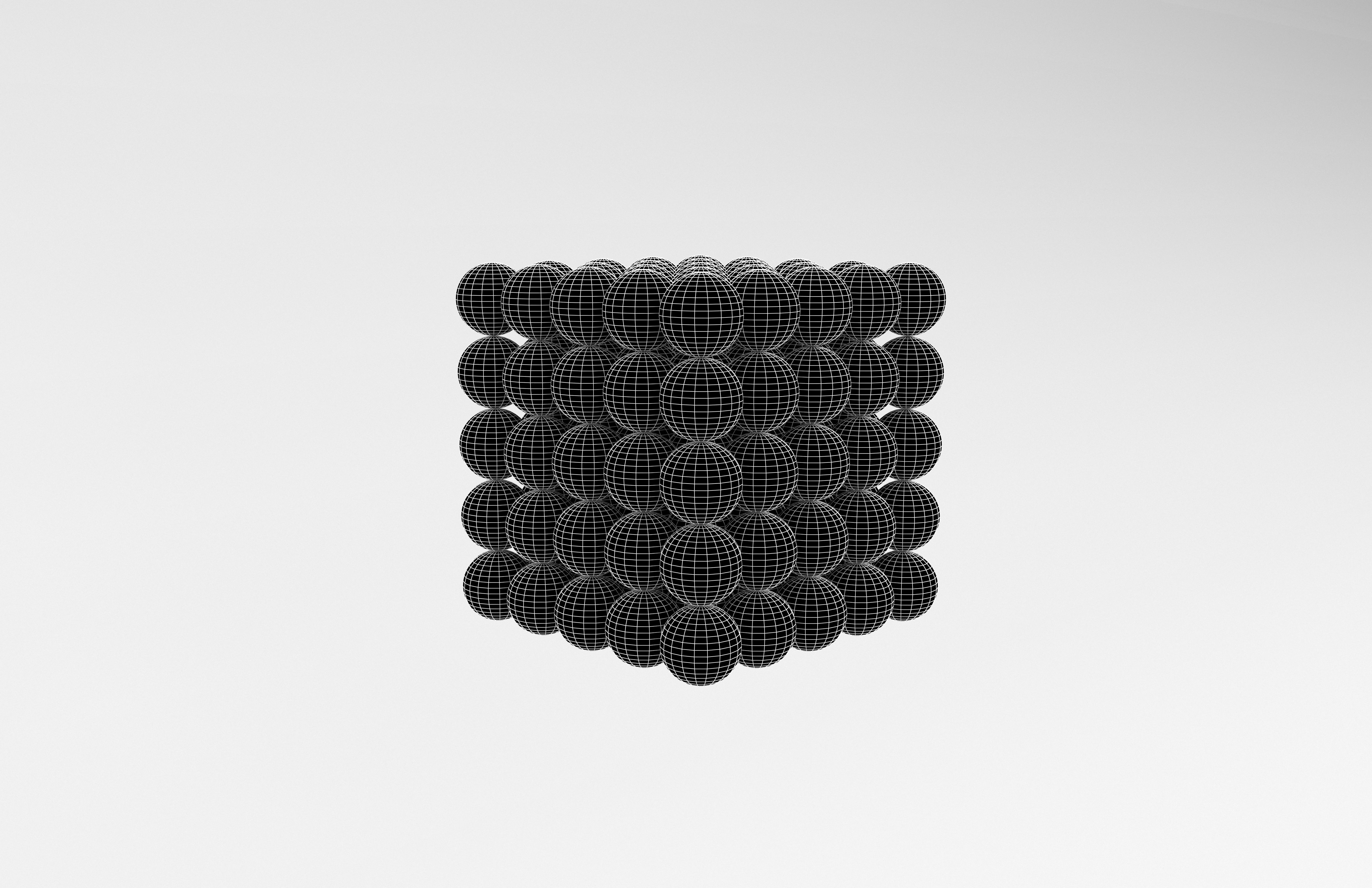 Buckyballs v1 002 Low-poly 3D model_5