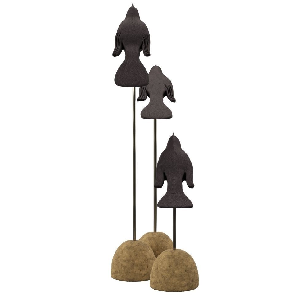 Butterfield Statue Set 3D model_3