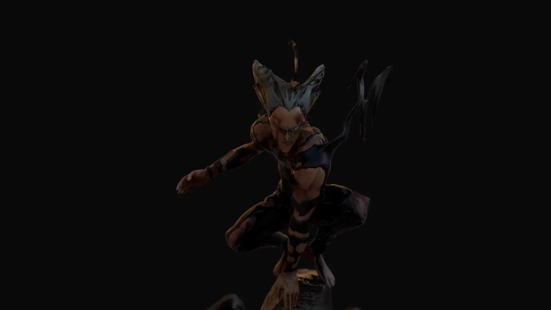 Garou from One Punch Man 3D model_0