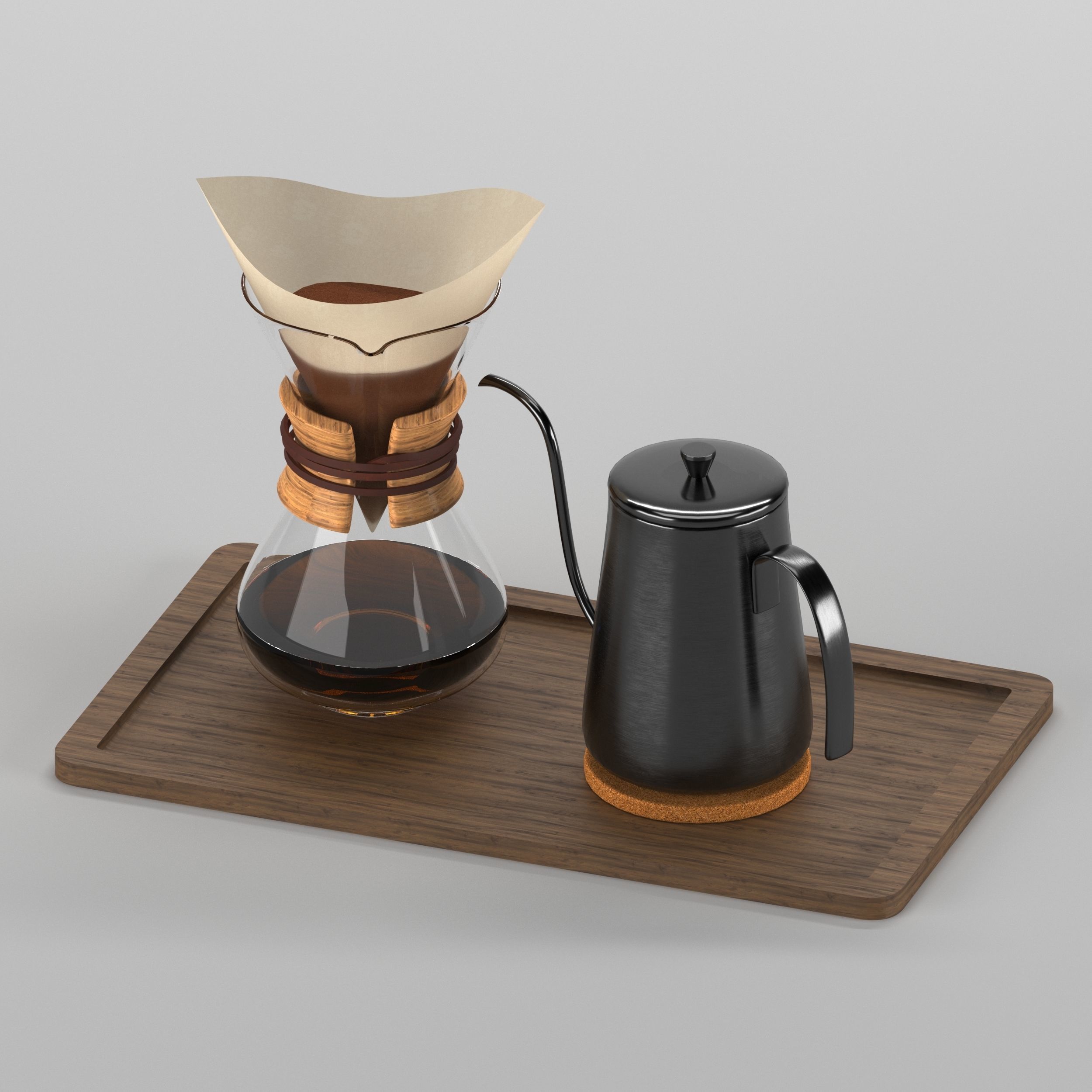 Chemex type 2 3D model_4