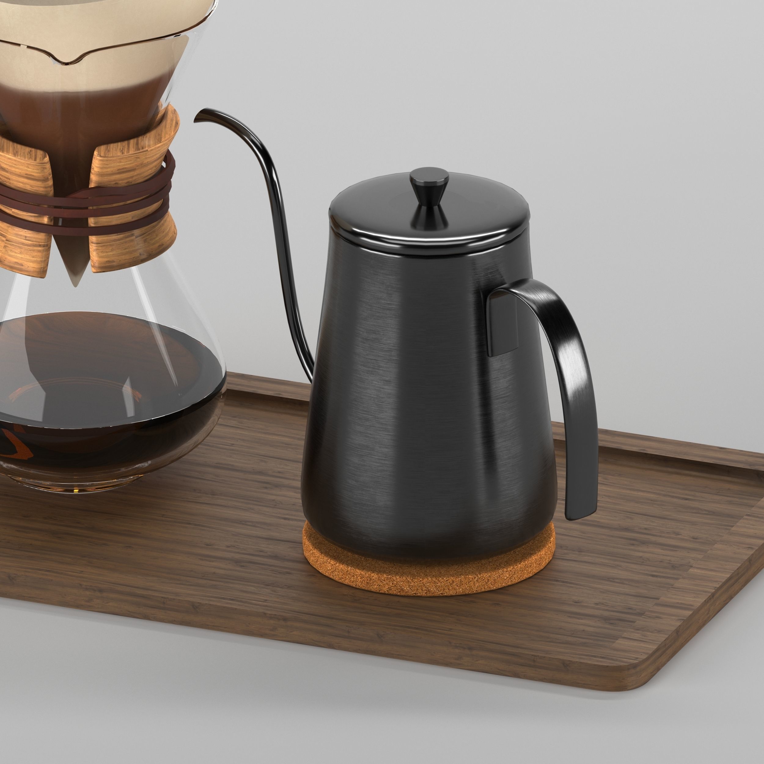 Chemex type 2 3D model_5
