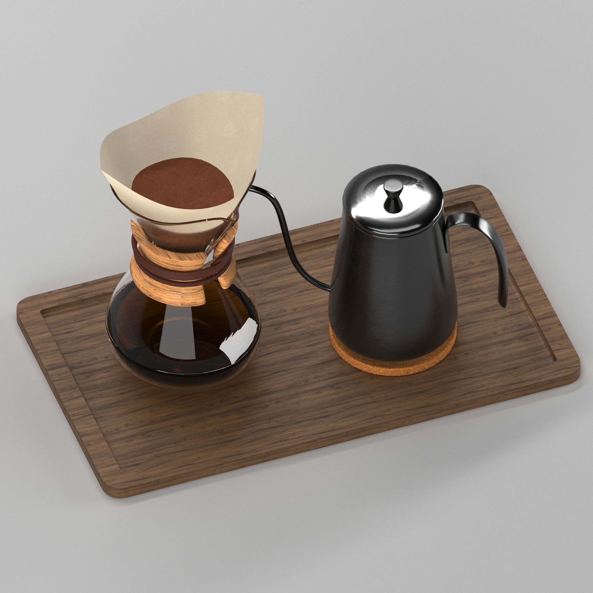 Chemex type 2 3D model_18