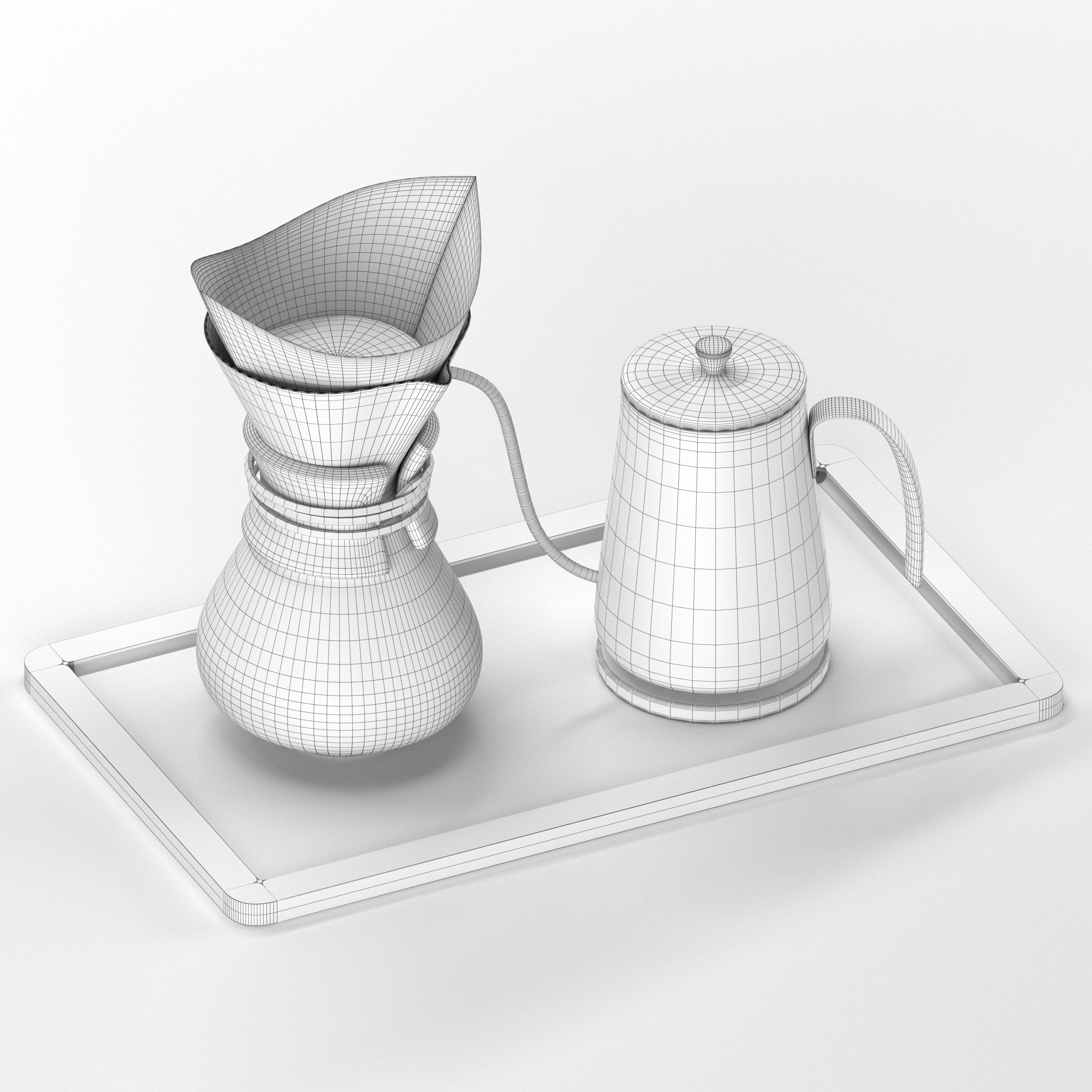 Chemex type 2 3D model_13