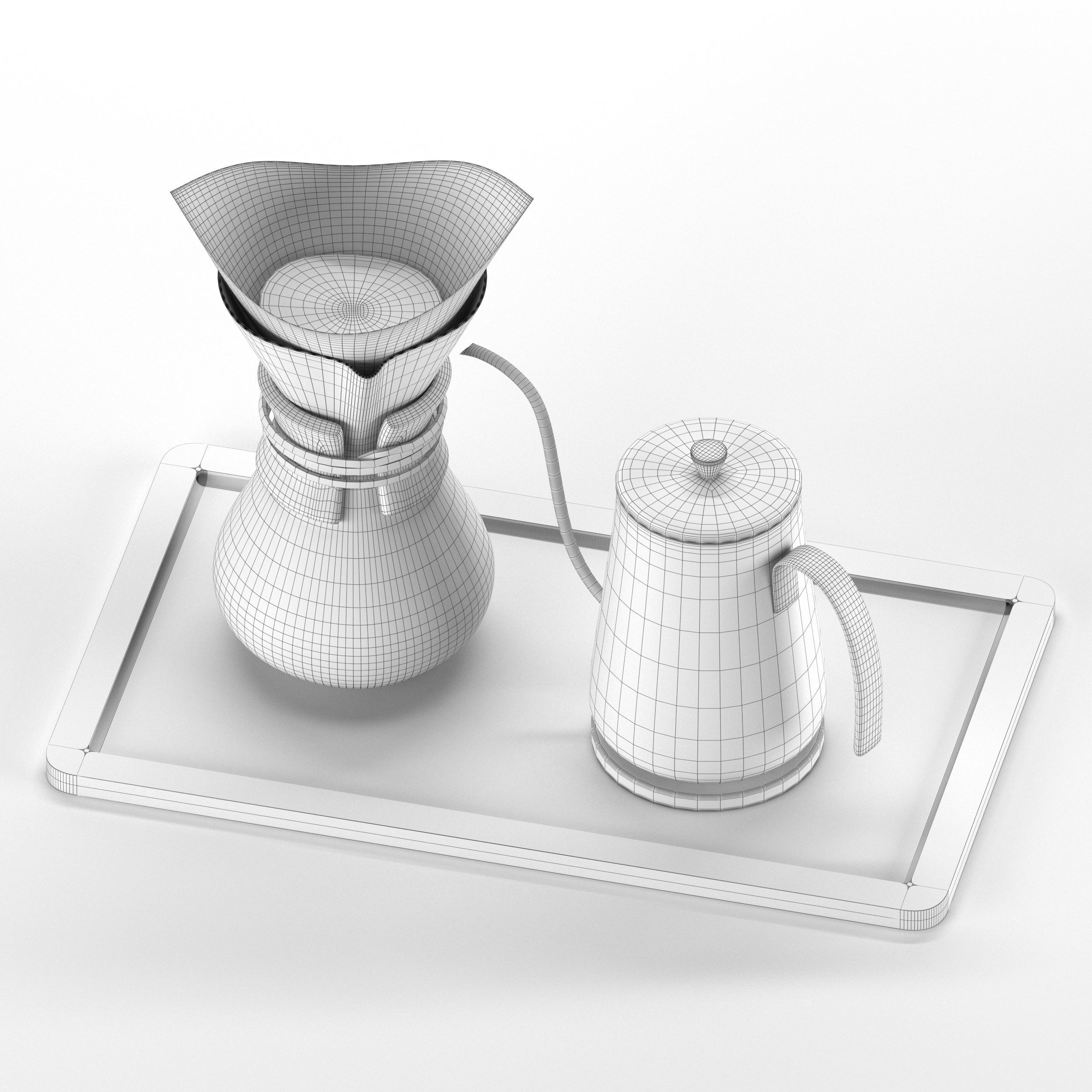 Chemex type 2 3D model_14