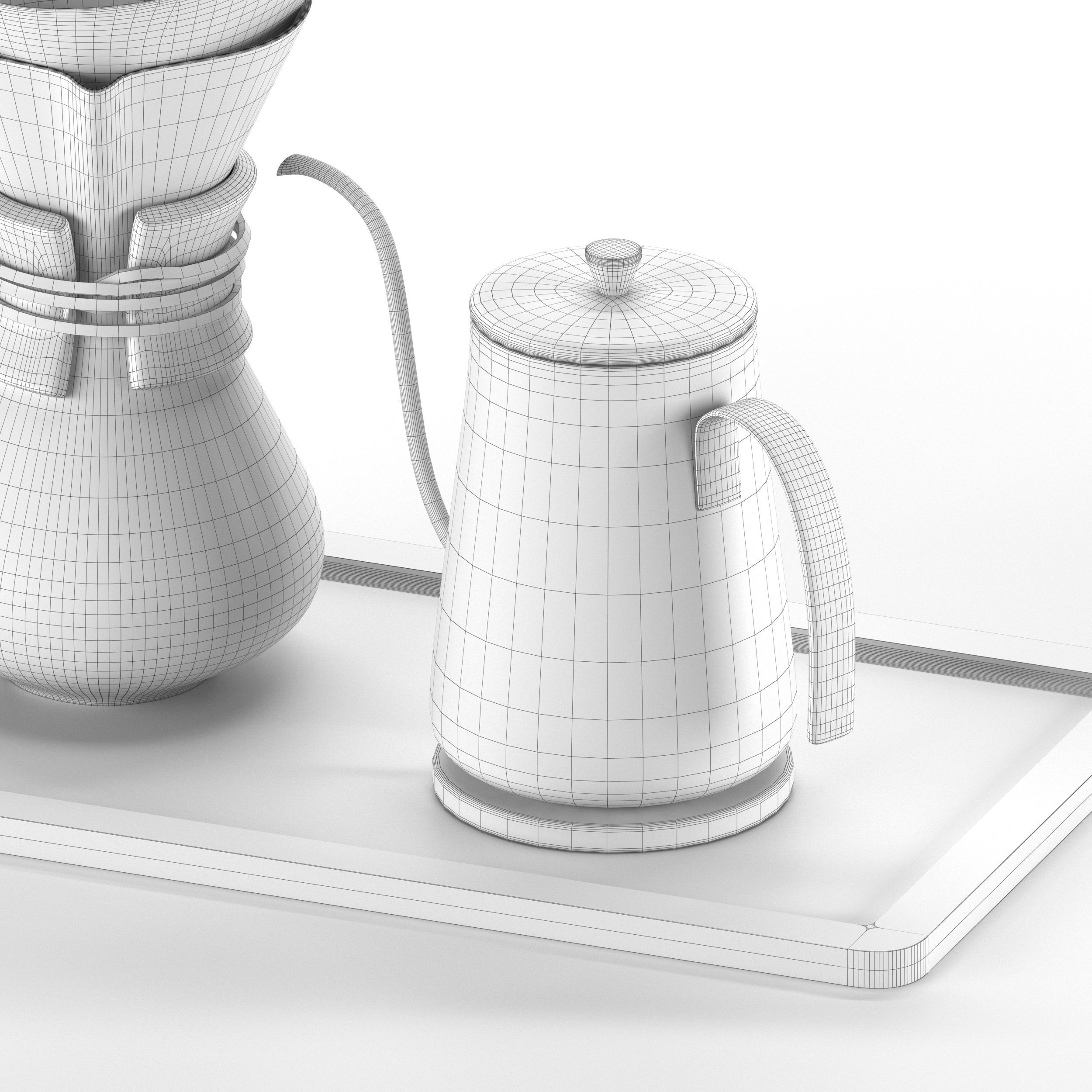 Chemex type 2 3D model_11