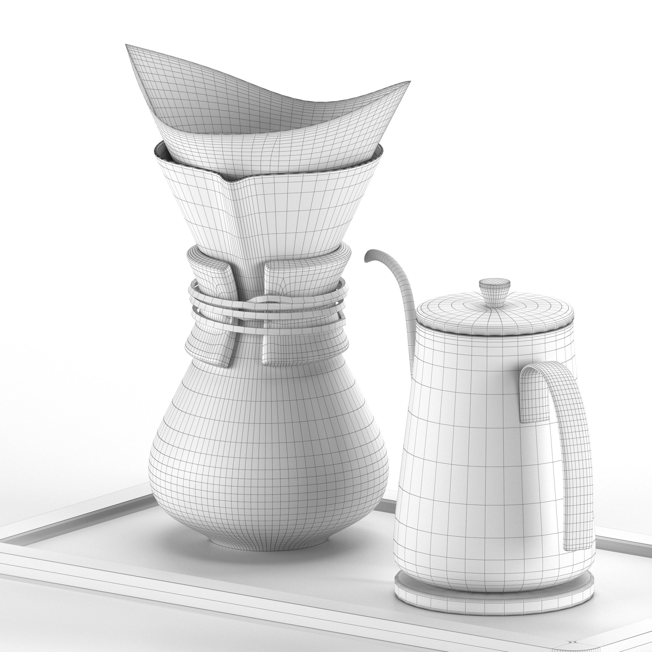 Chemex type 2 3D model_16
