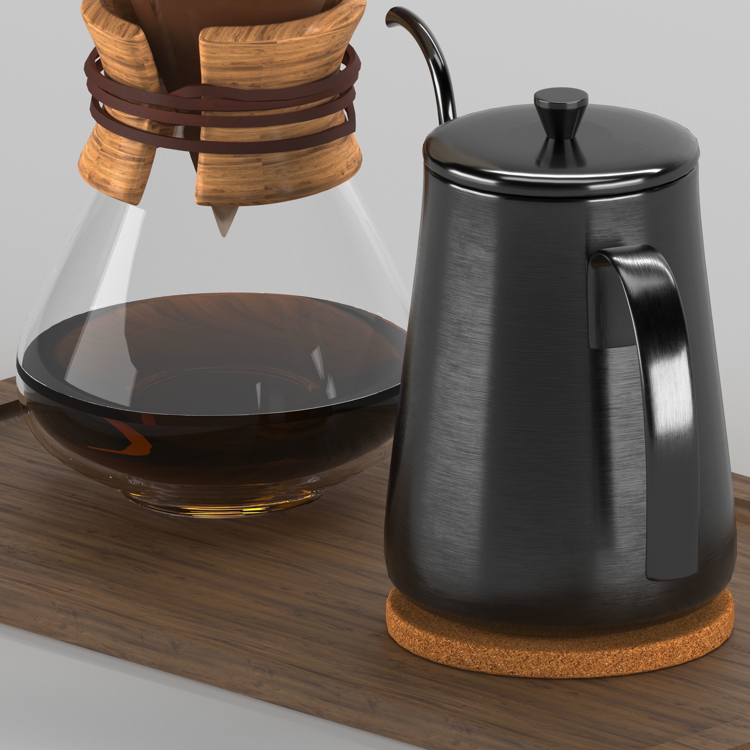 Chemex type 2 3D model_2