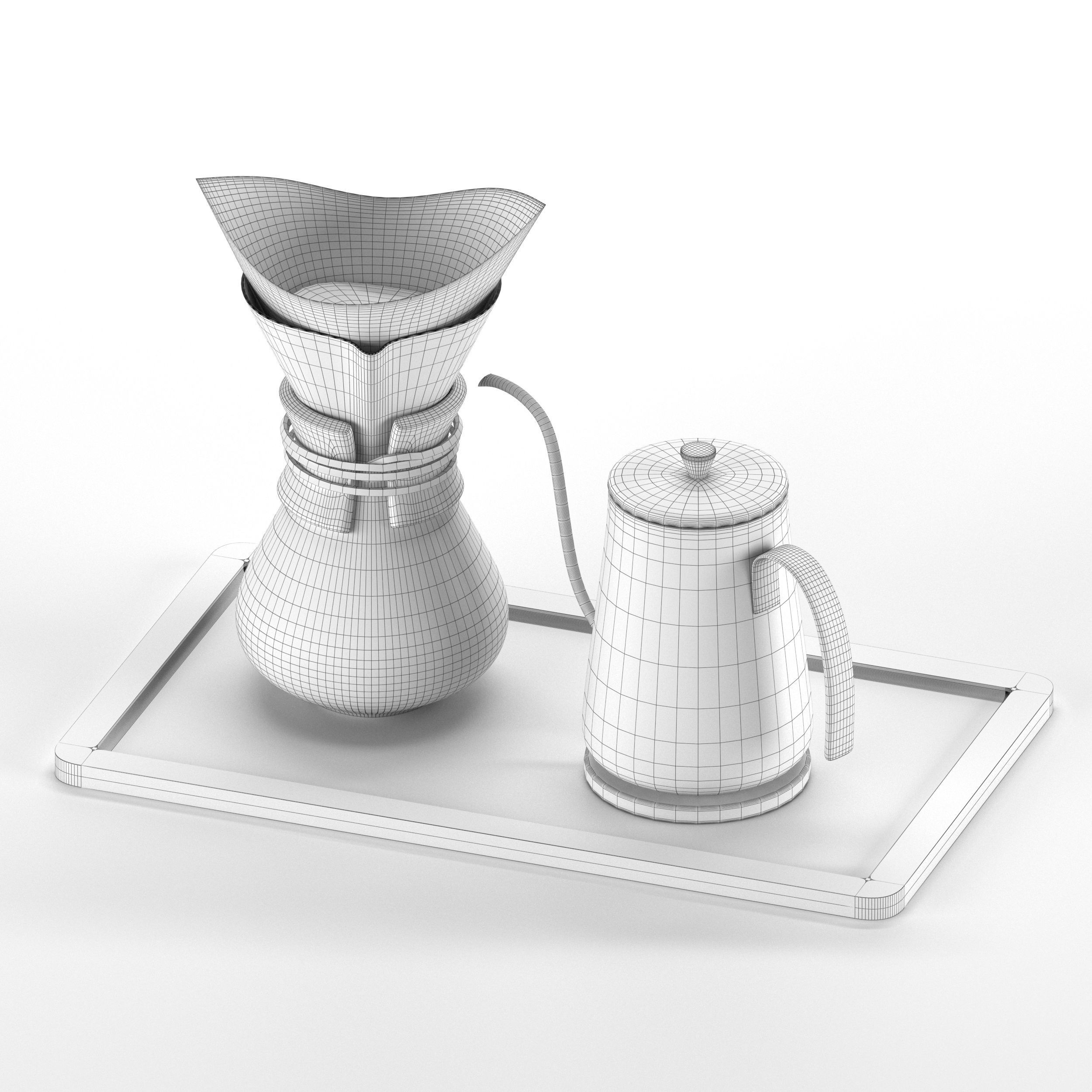 Chemex type 2 3D model_12