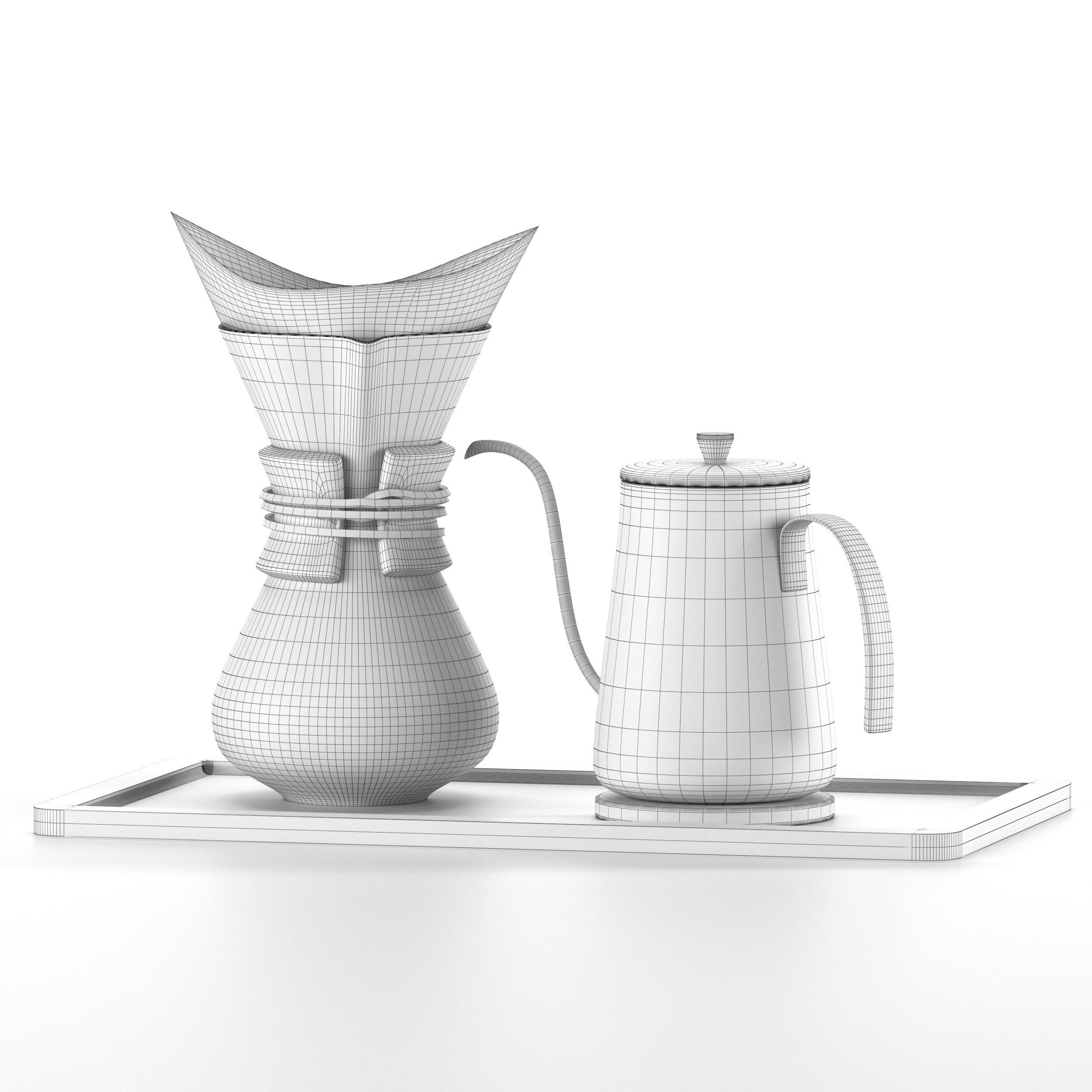Chemex type 2 3D model_3