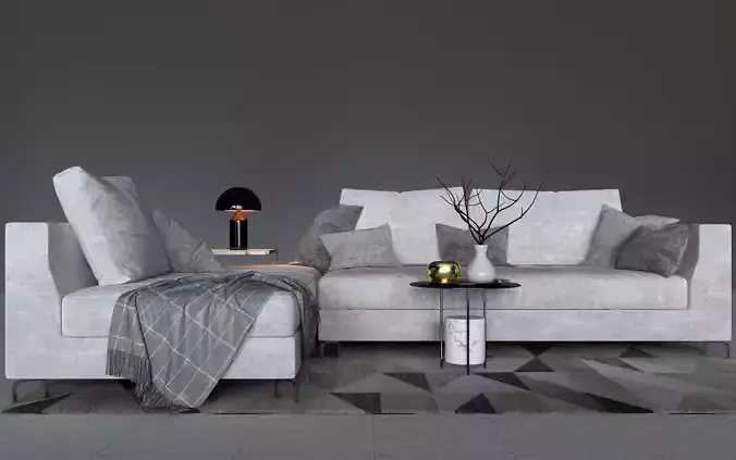 Sofa-001 living room - sofa