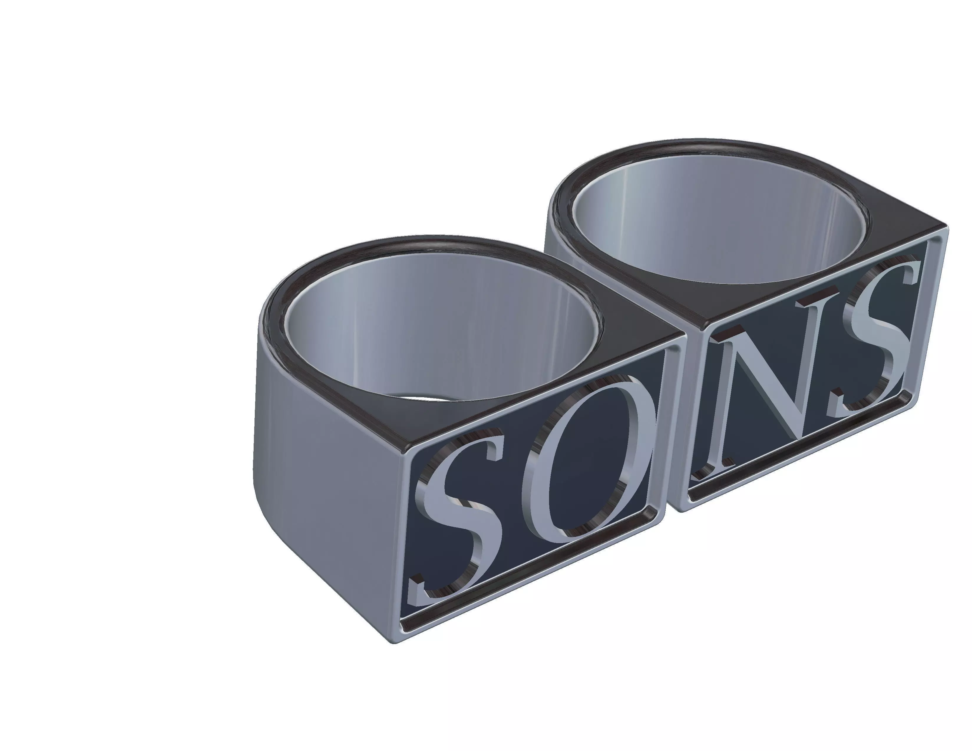Sons of Anarchy Rings 3D print model