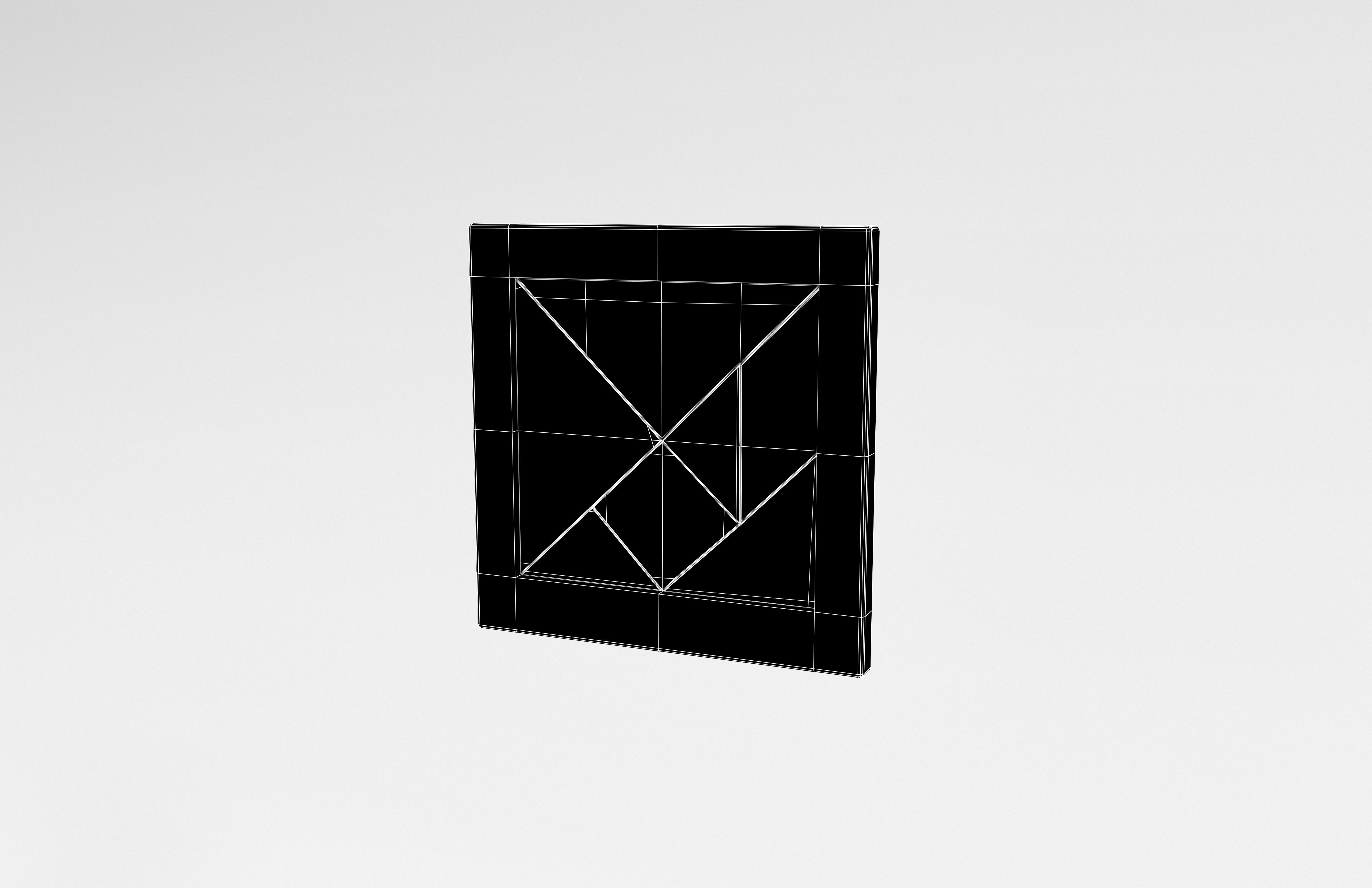 Tangram Puzzle v1 003 Low-poly 3D model_7
