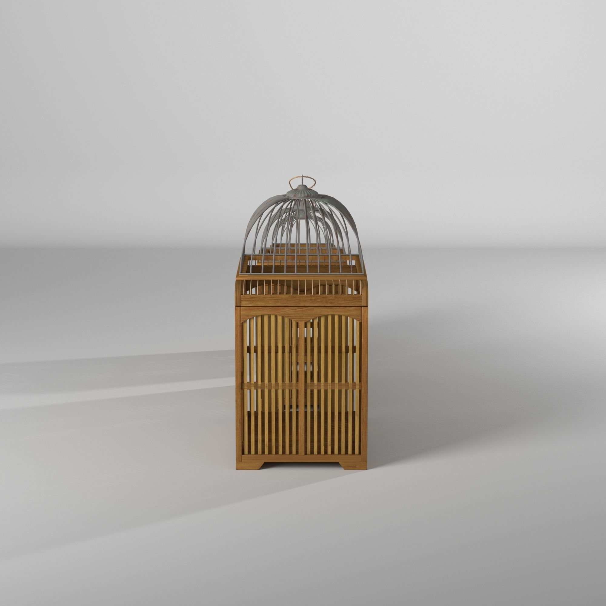 Elosie Decorative Bird Cage Set Animal 3D model_5