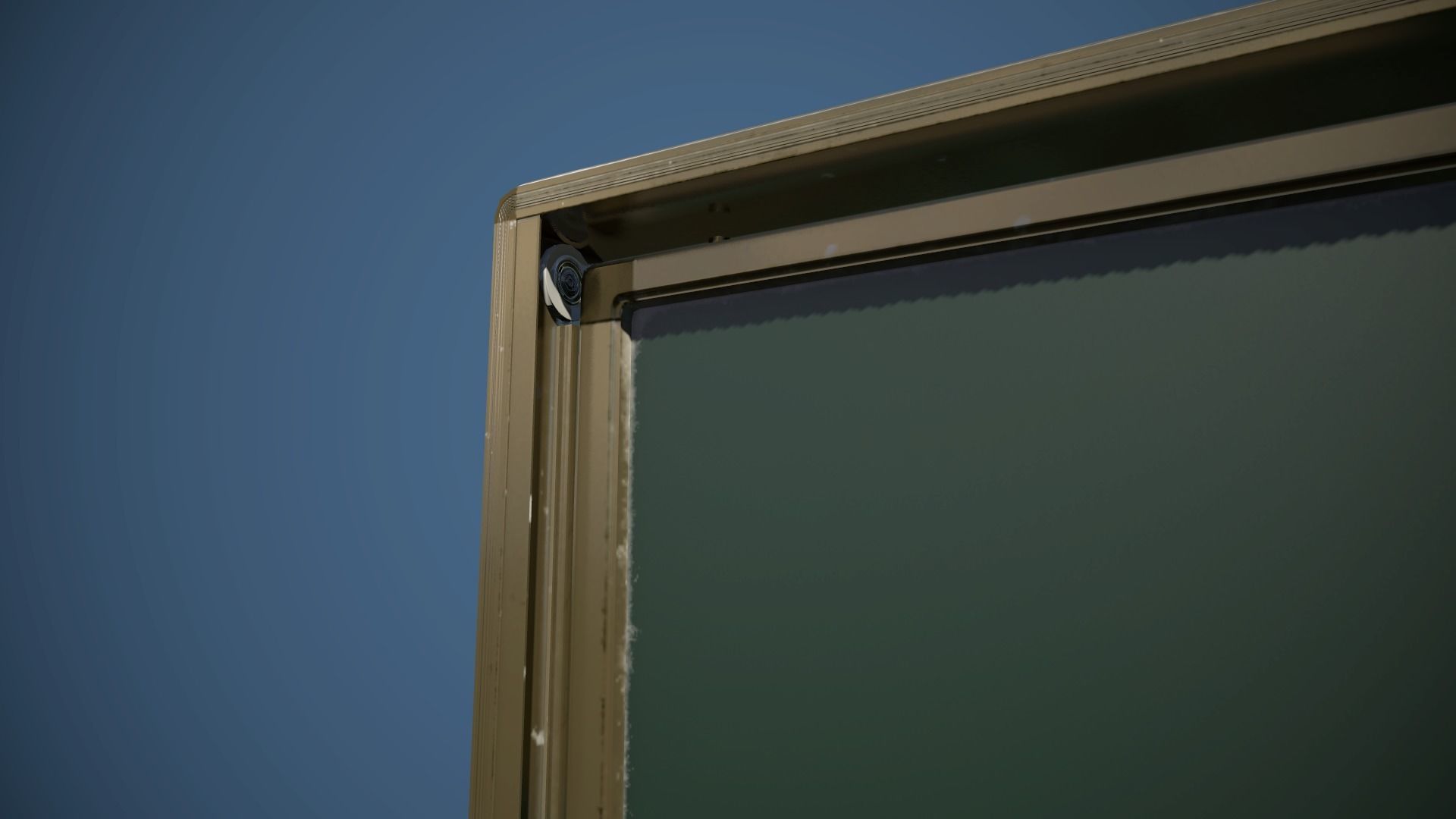 Green Chalkboard Low-poly 3D model_3
