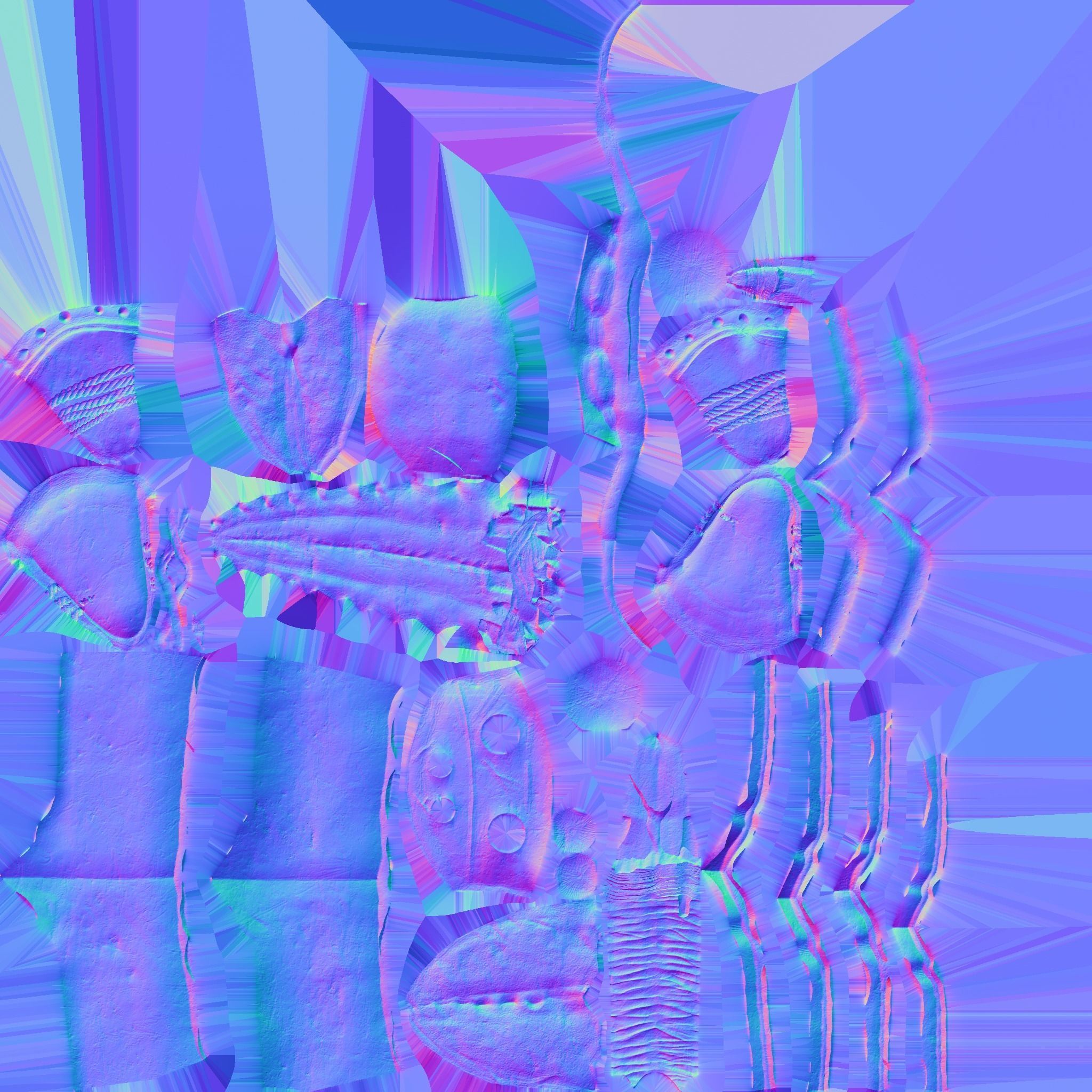 Demon low poly and printable 3D print model_18