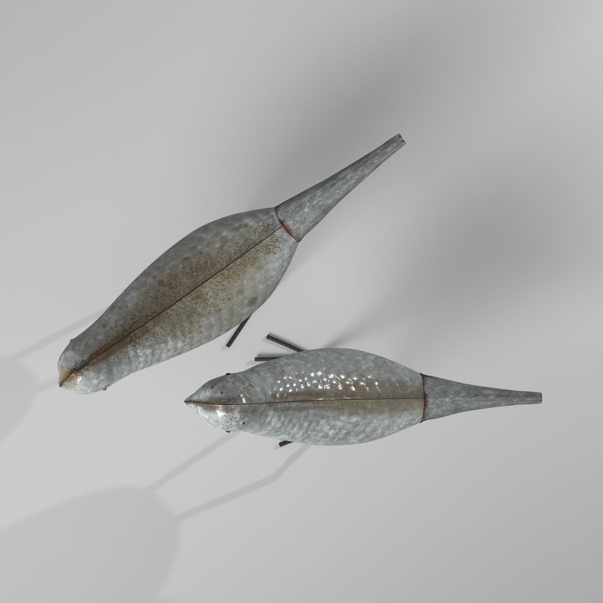 Gardner Bird Figurine Animal 3D model_4