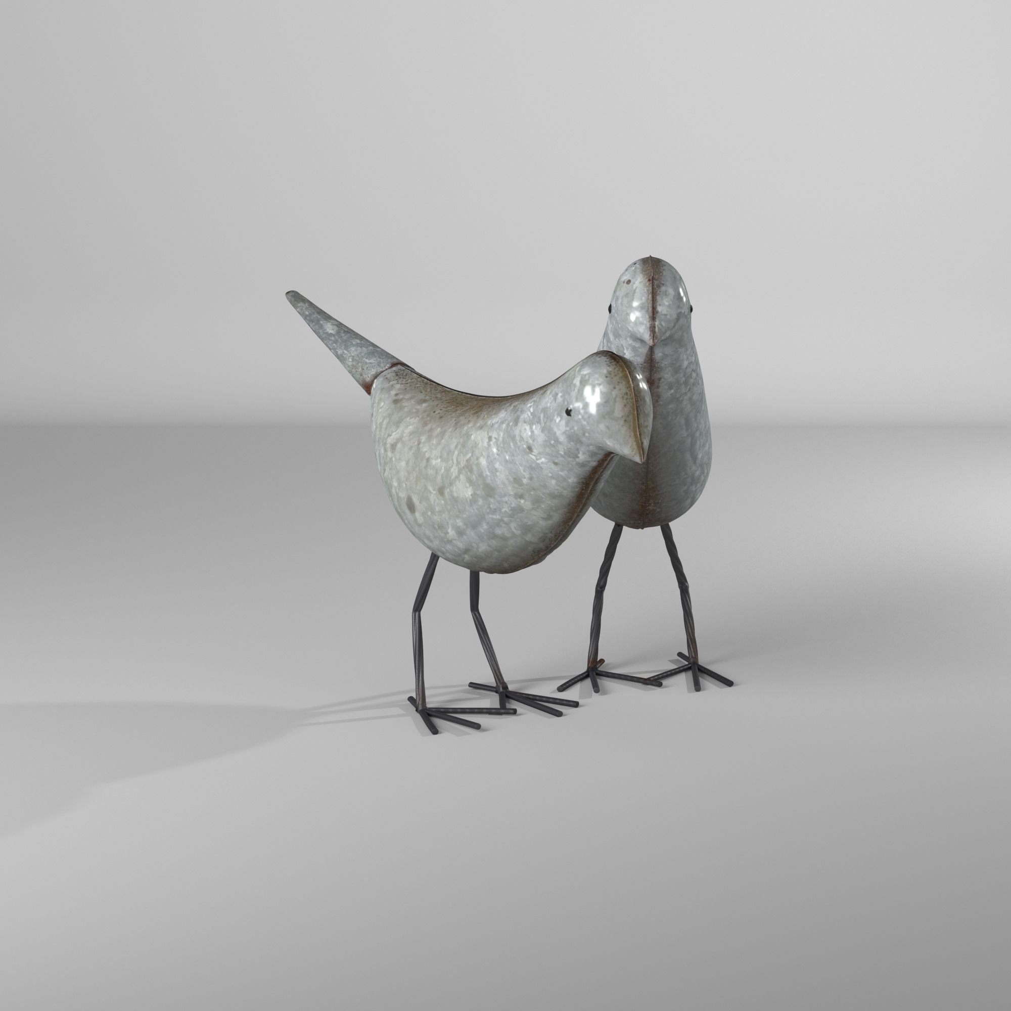 Gardner Bird Figurine Animal 3D model_3